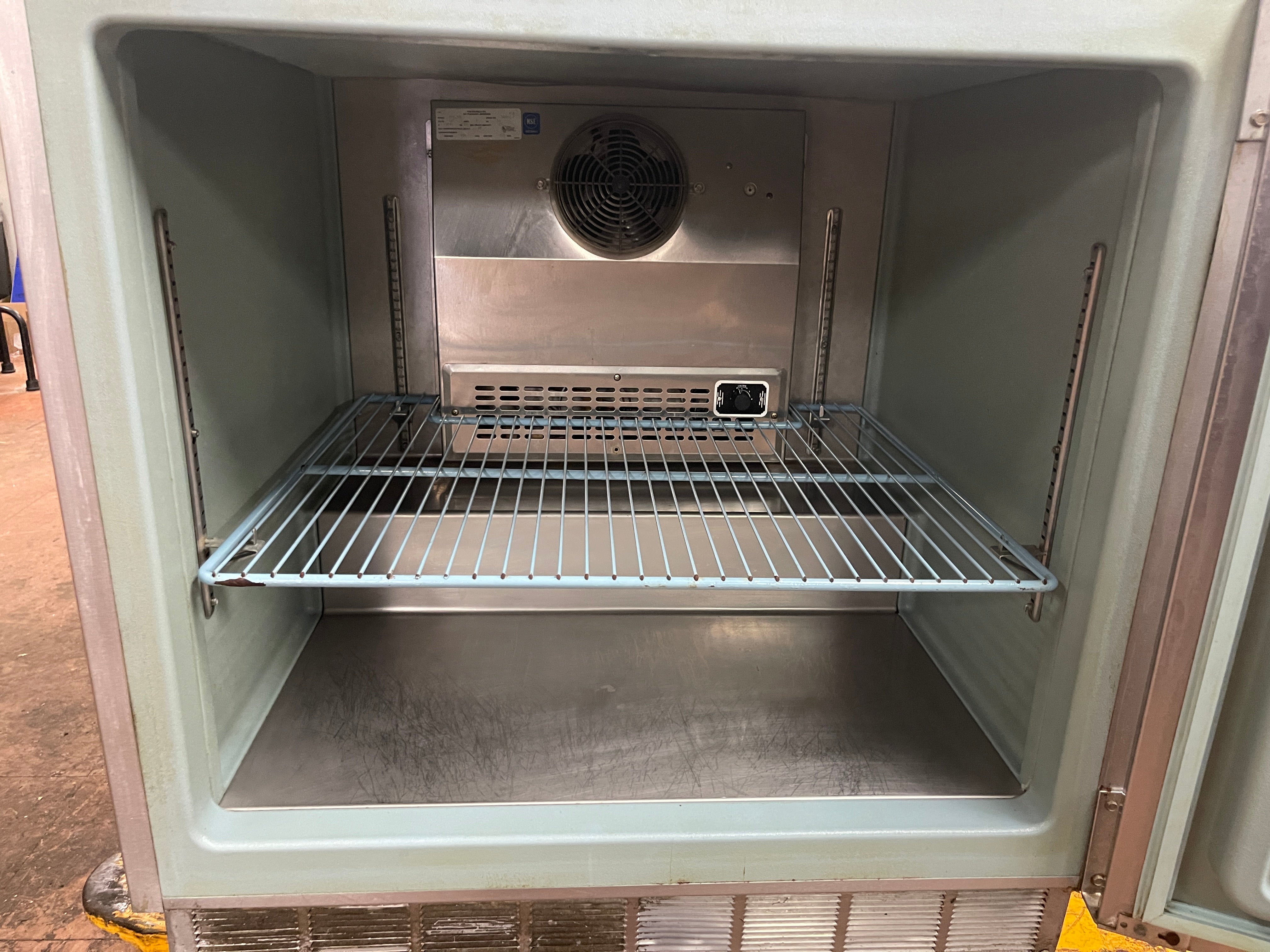 Used Delfield UC4132N Undercounter Stainless Reach In Single Door Freezer 120V