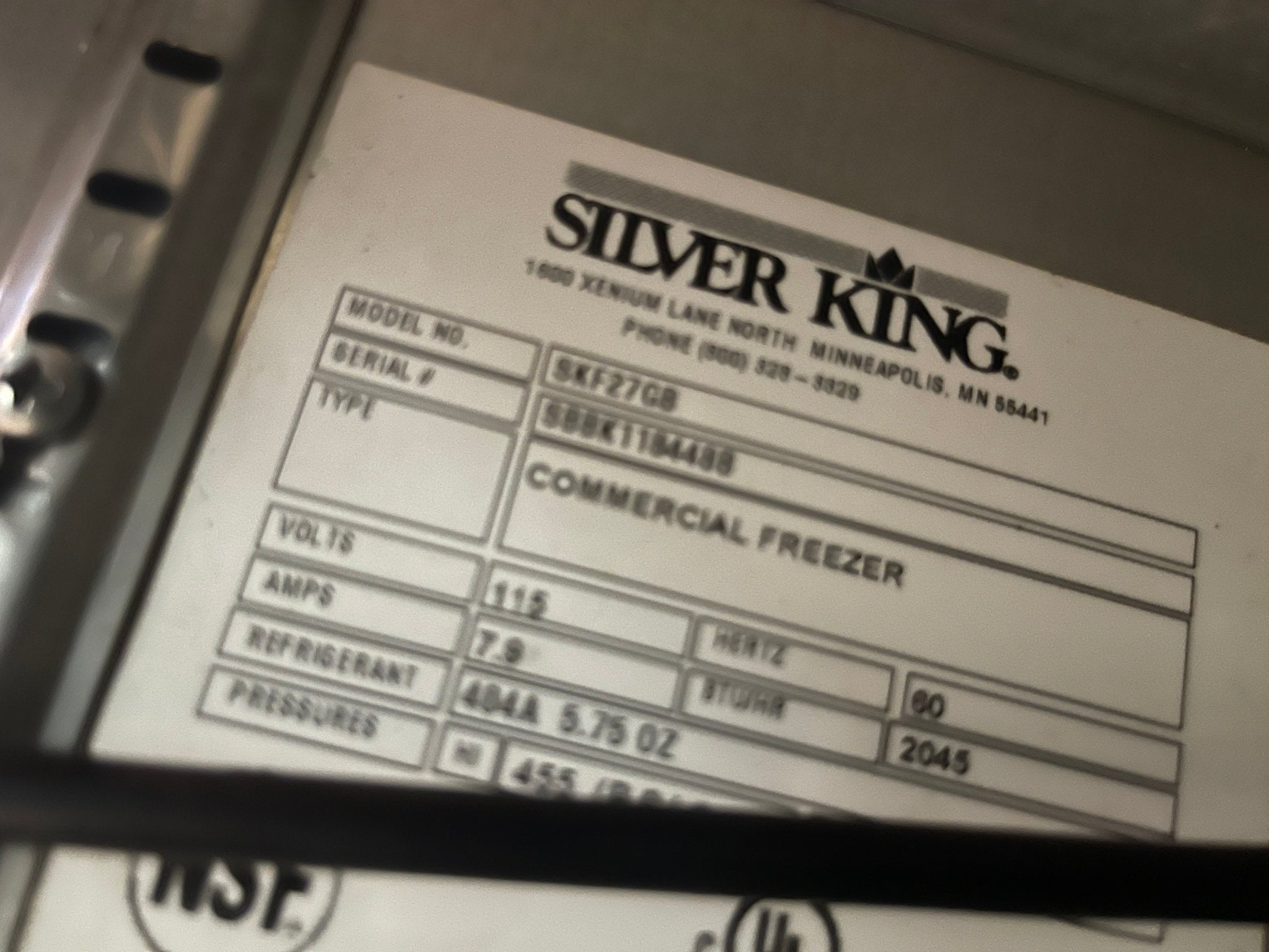 Used Silver King SKF27GB Commercial Glass Door Display Freezer 120V - JS - Falcon Restaurant Supply - 13