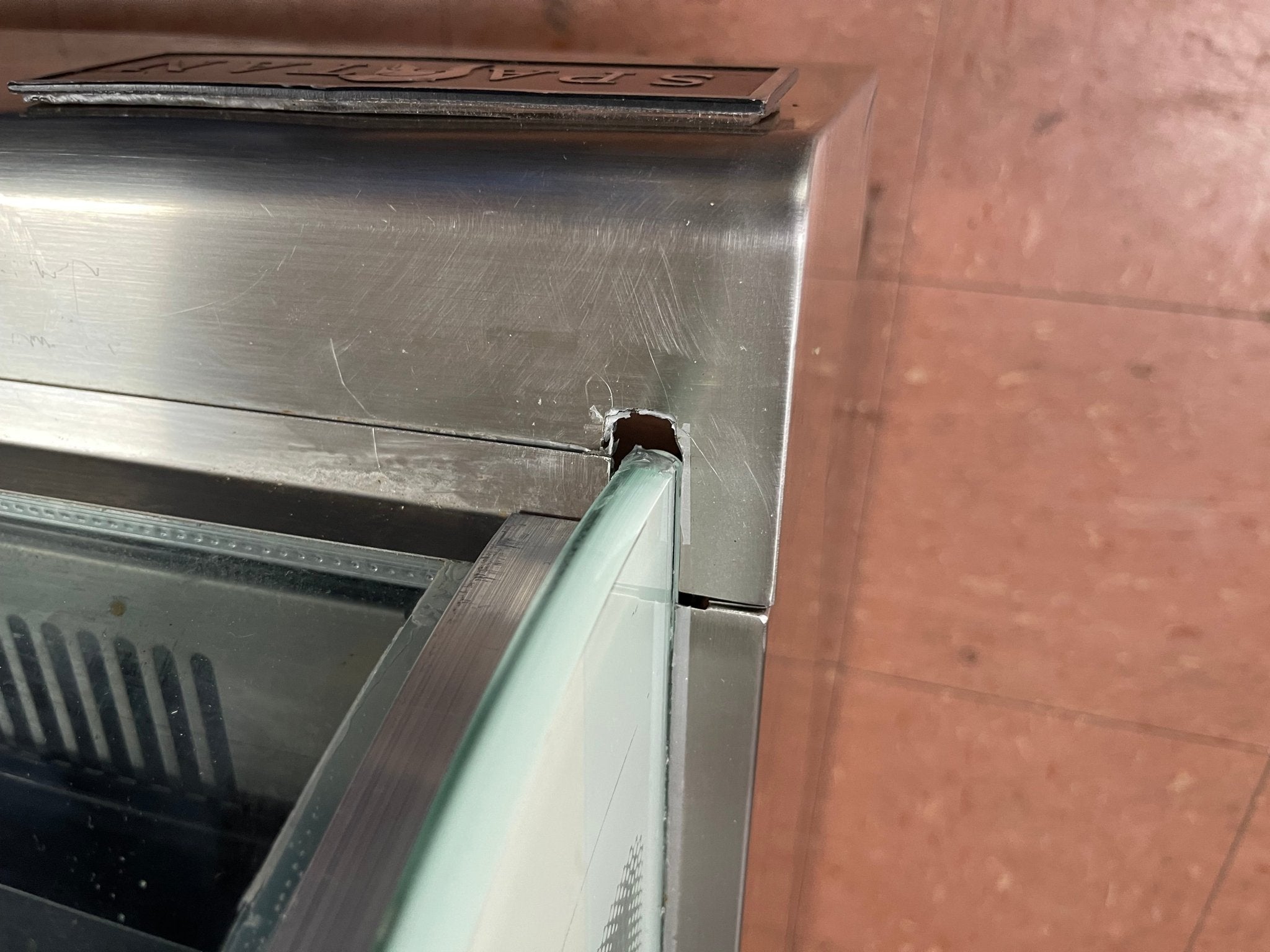Used Spartan BCB72 Curved Glass Refrigerated Deli Display Case 120V - Falcon Restaurant Supply - 11
