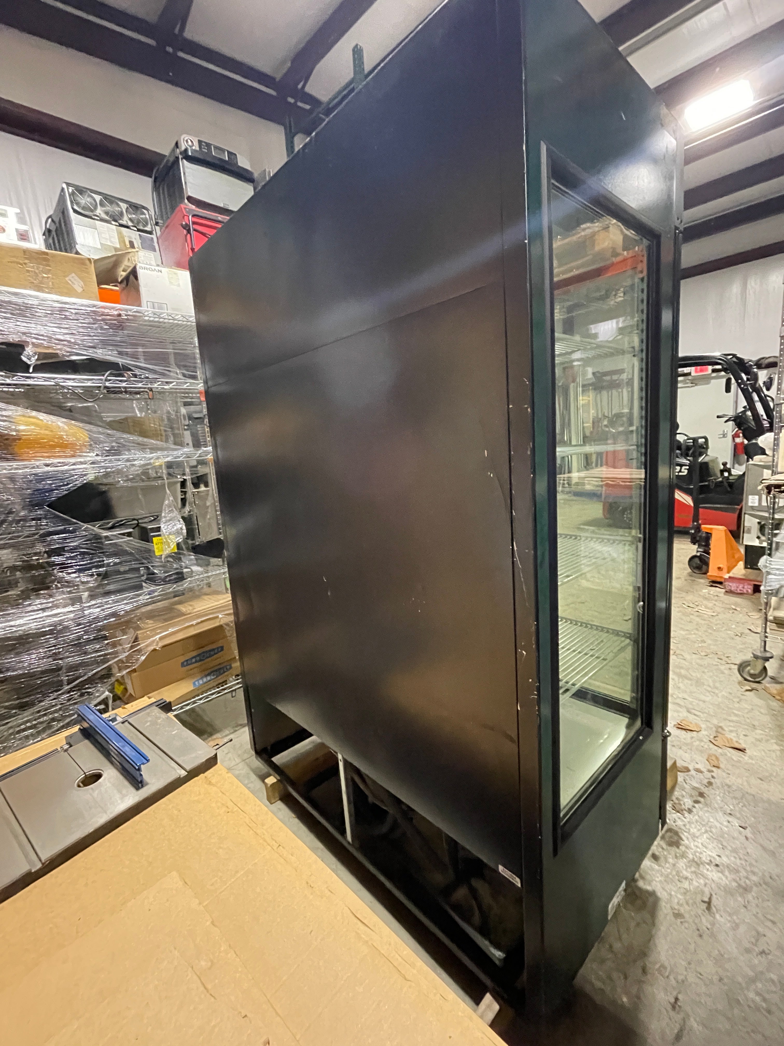 Used 2010 True GEM-49 Glass 2 Door Refrigerated Merchandiser w/ Glass Sides 120V