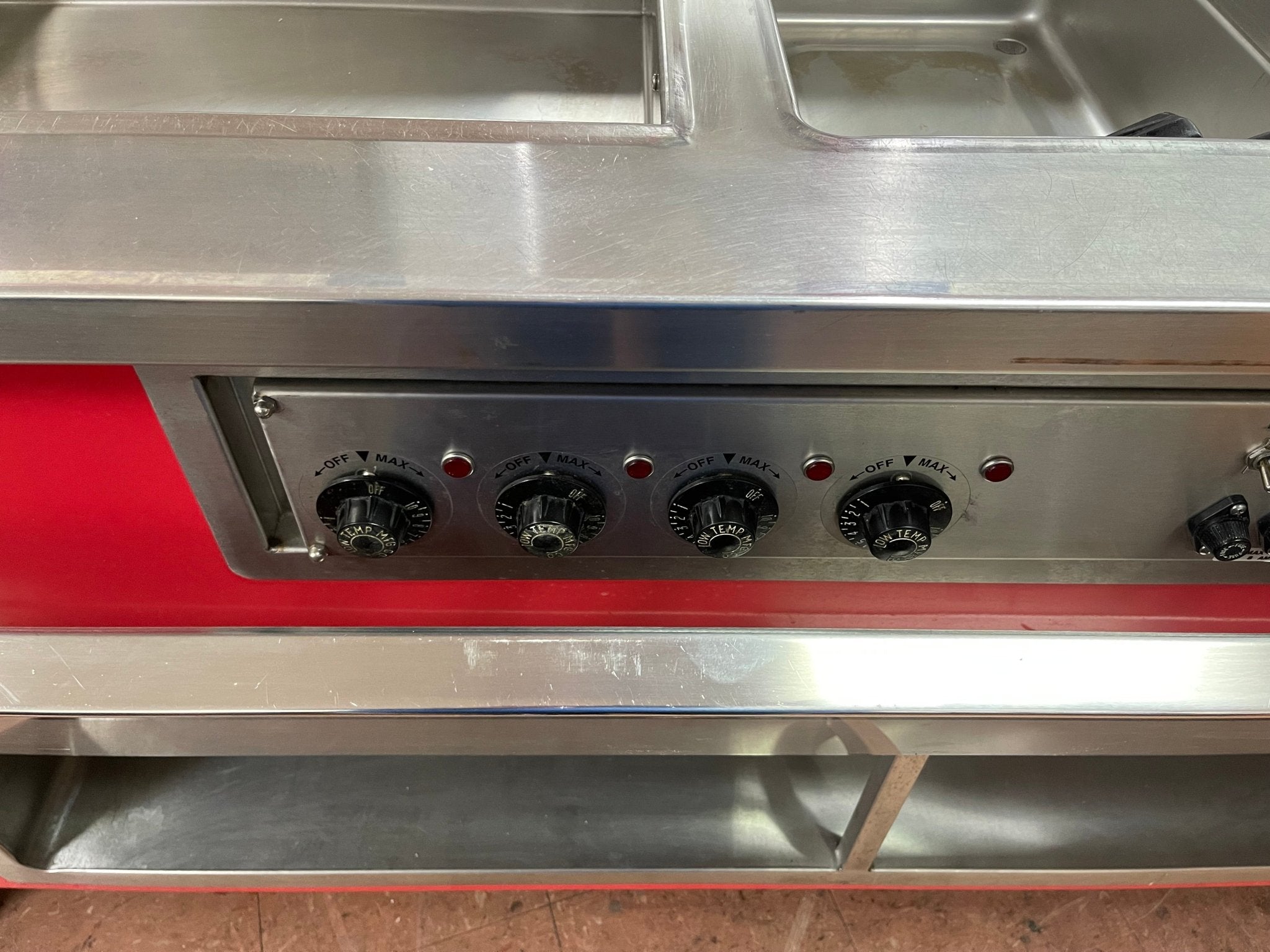 Used ColorPoint 74" Commercial Buffet 4 Open Well Steam Table Heated 220V - Falcon Restaurant Supply - 6