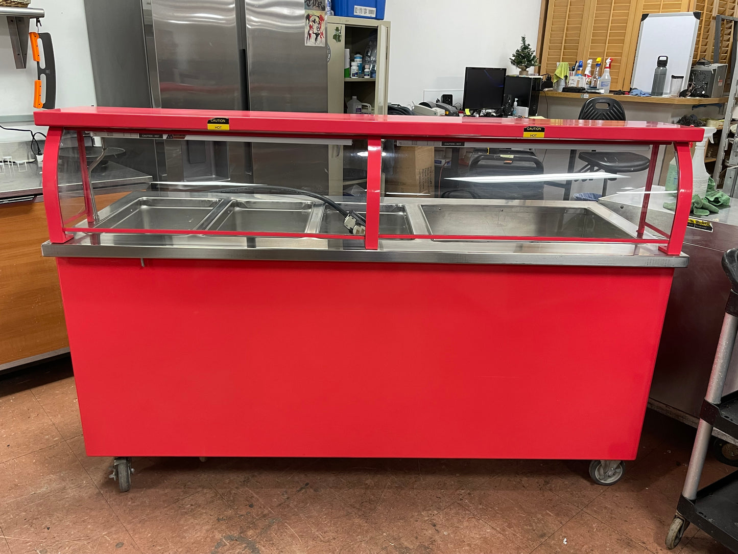 Used ColorPoint 74" Commercial Buffet 4 Open Well Steam Table Heated 220V