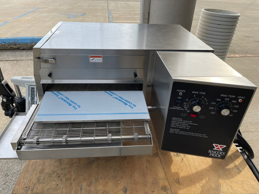 NEW 2018 Bakers Pride ICO-1848 Single 18" Belt Electric Conveyer Oven 208V - JS