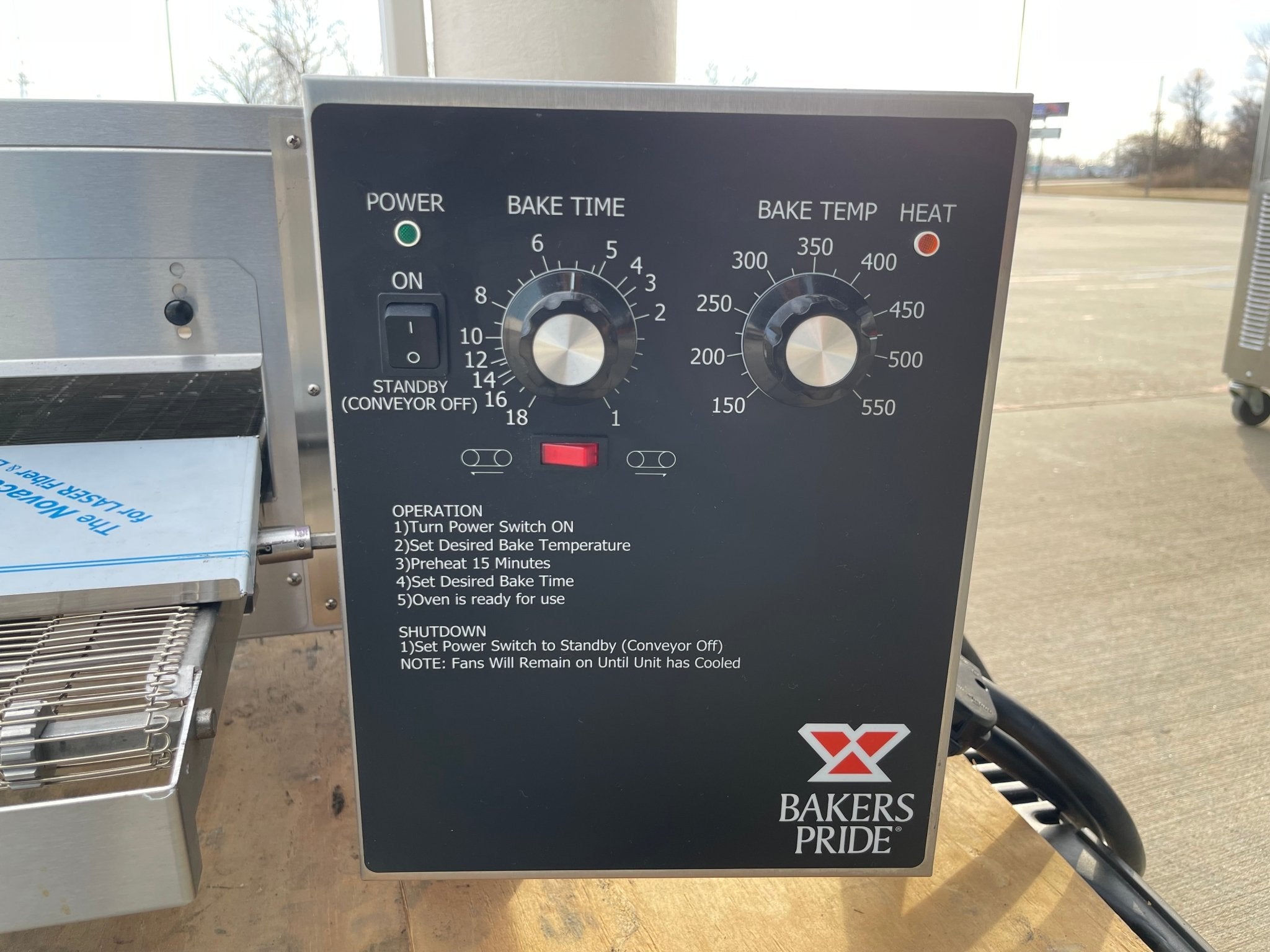 NEW 2018 Bakers Pride ICO - 1848 Single 18" Belt Electric Conveyer Oven 208V - JS - Falcon Restaurant Supply - 3