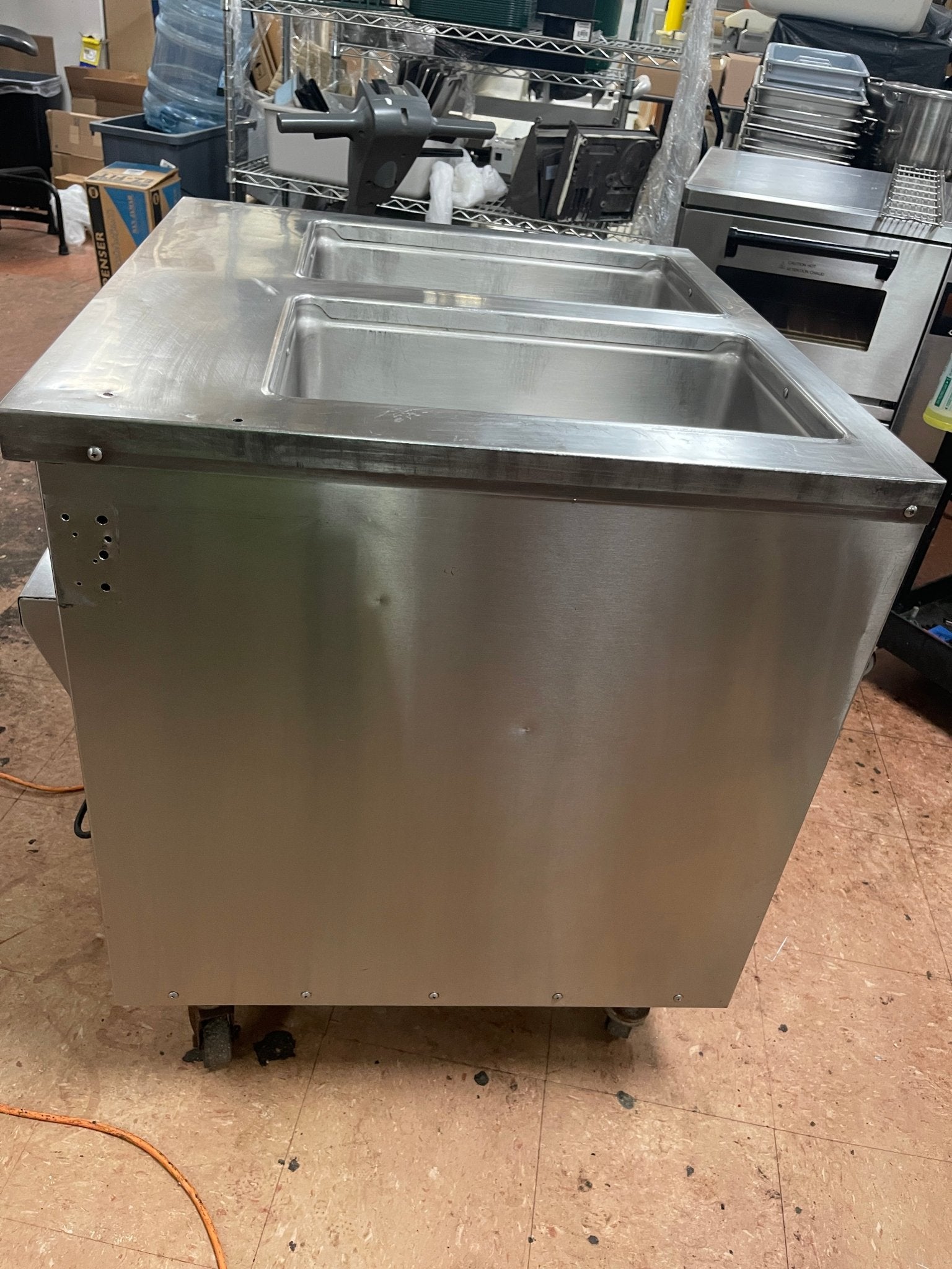 Used 33" Randell 3612M Stainless Steel 2 Open Well Steam Table 208/240V - CNT 1