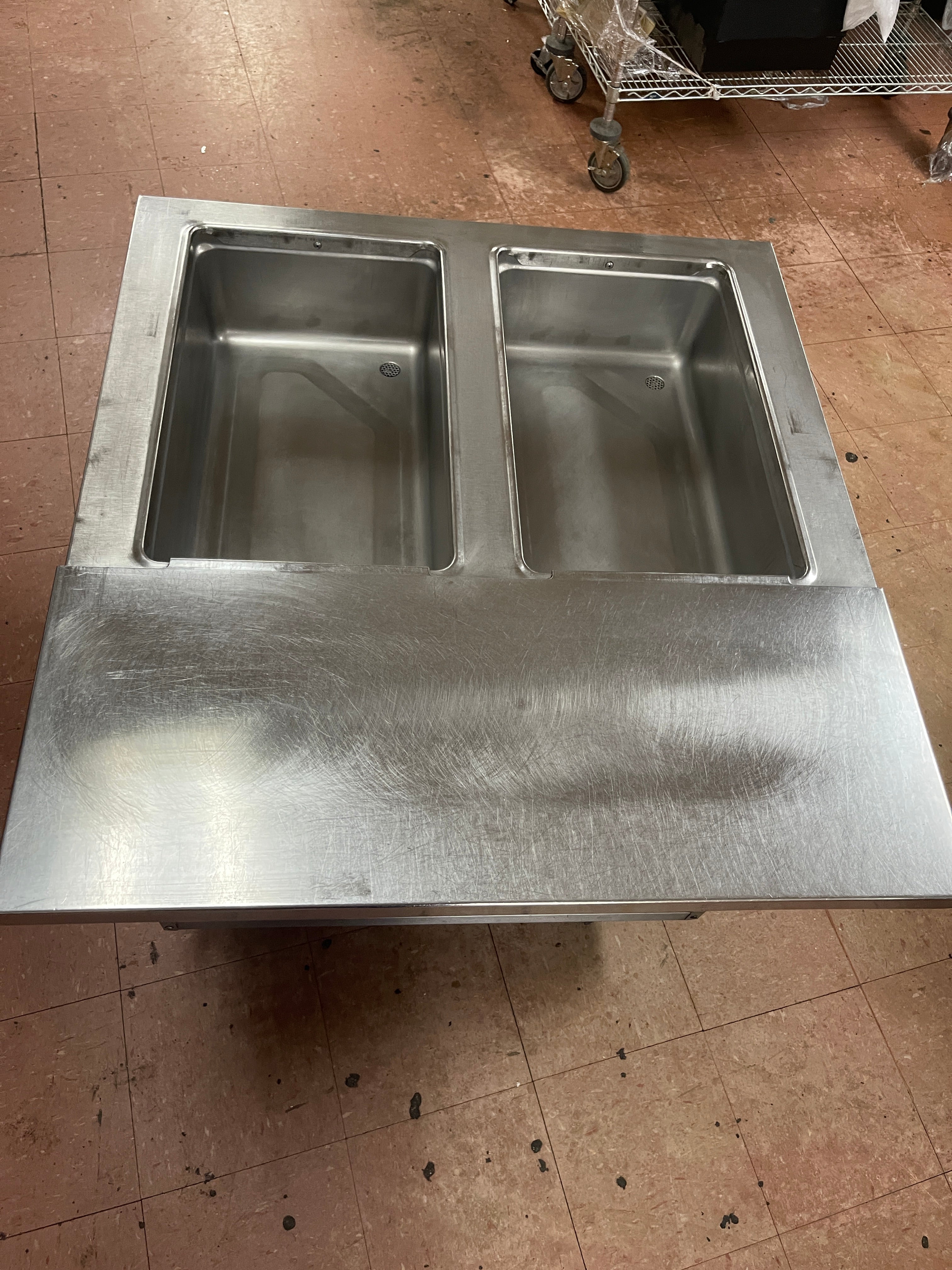 Used 33" Randell 3612M Stainless Steel 2 Open Well Steam Table 208/240V - 2