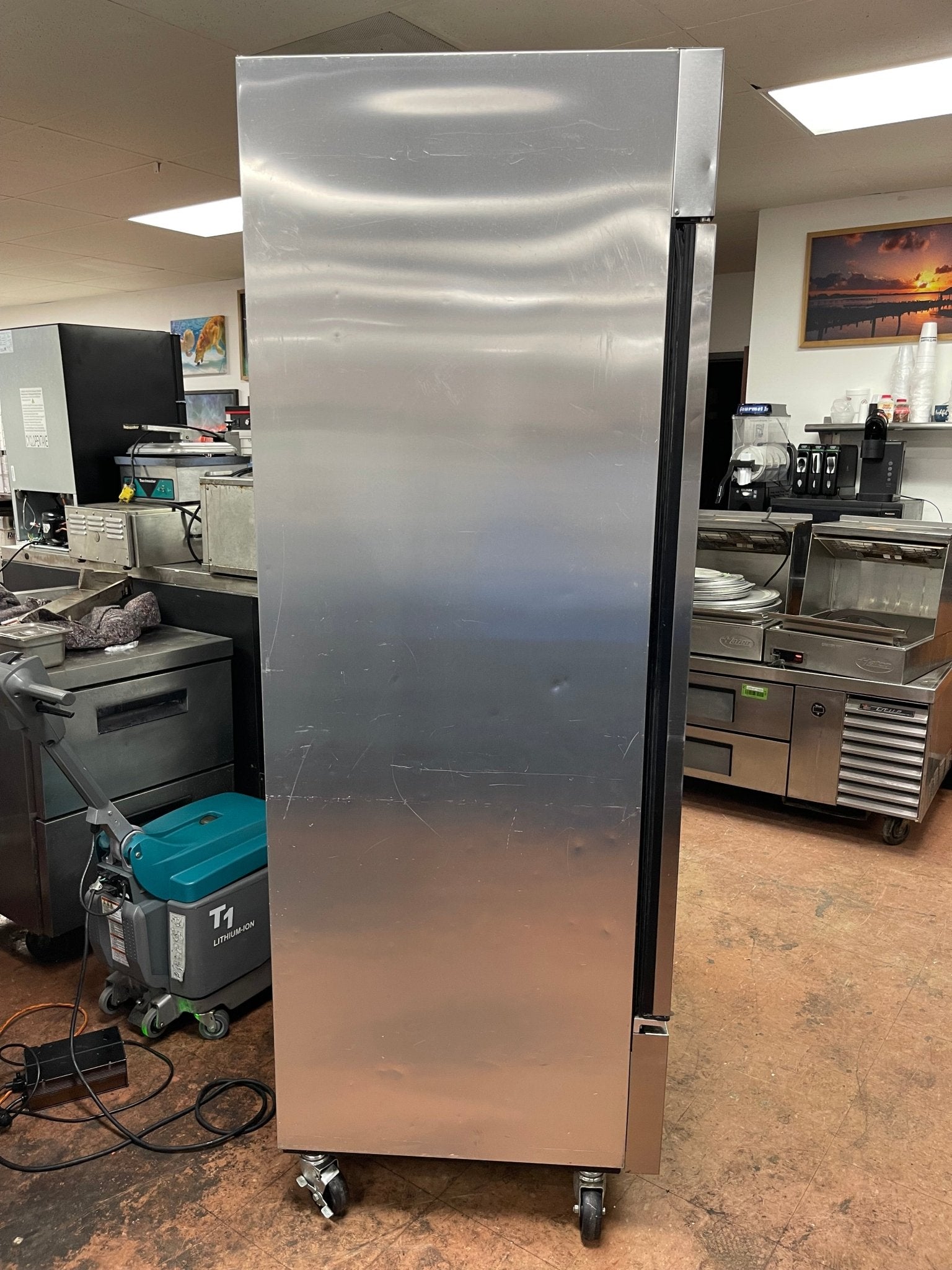 2013 True T - 49F Stainless Reach - in 2 Solid Door Freezer 7660917 - SB - SR - Falcon Restaurant Supply - 4