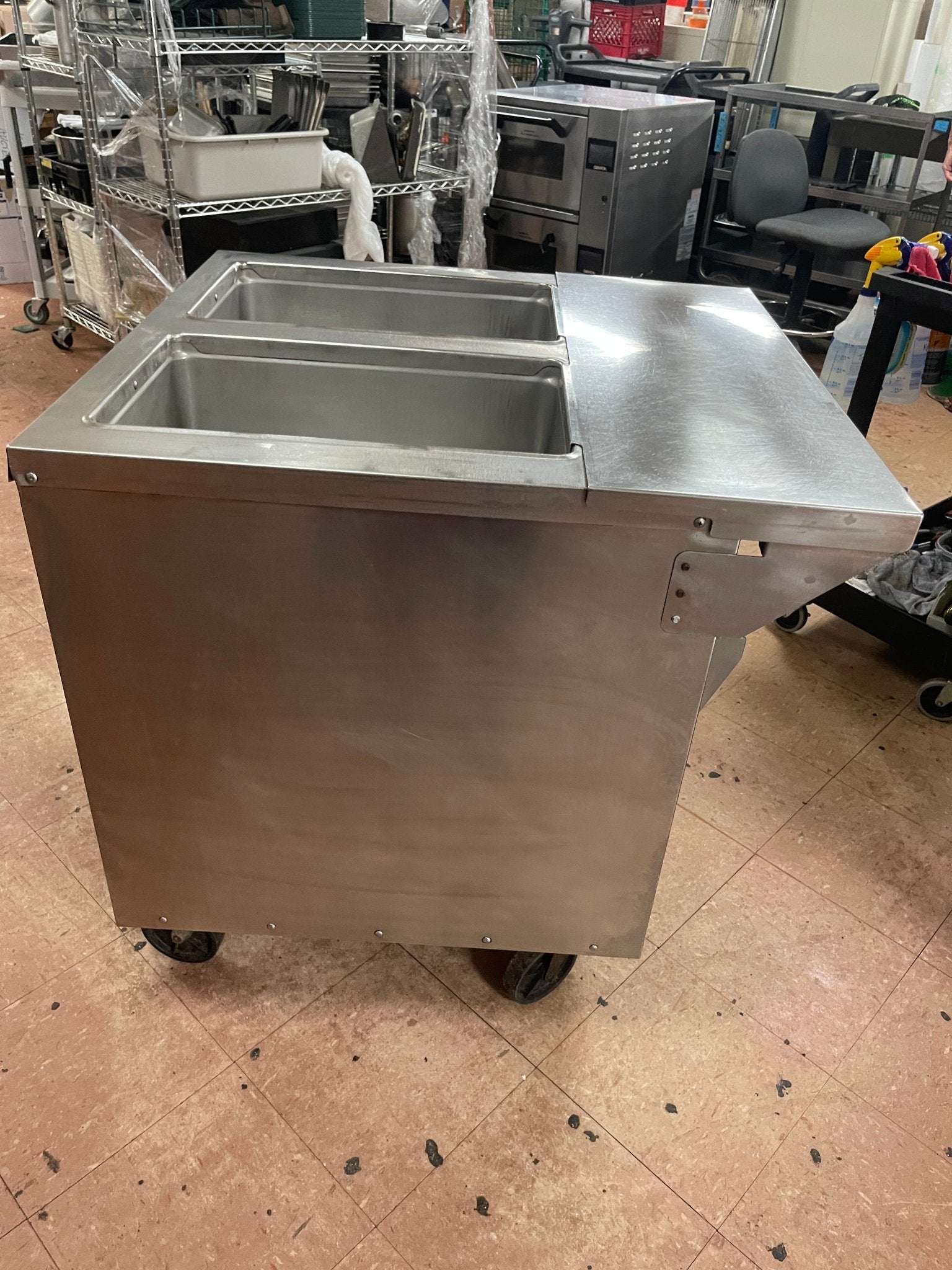 Used 33" Randell 3612M Stainless Steel 2 Open Well Steam Table 208/240V - 2 - Falcon Restaurant Supply - 5