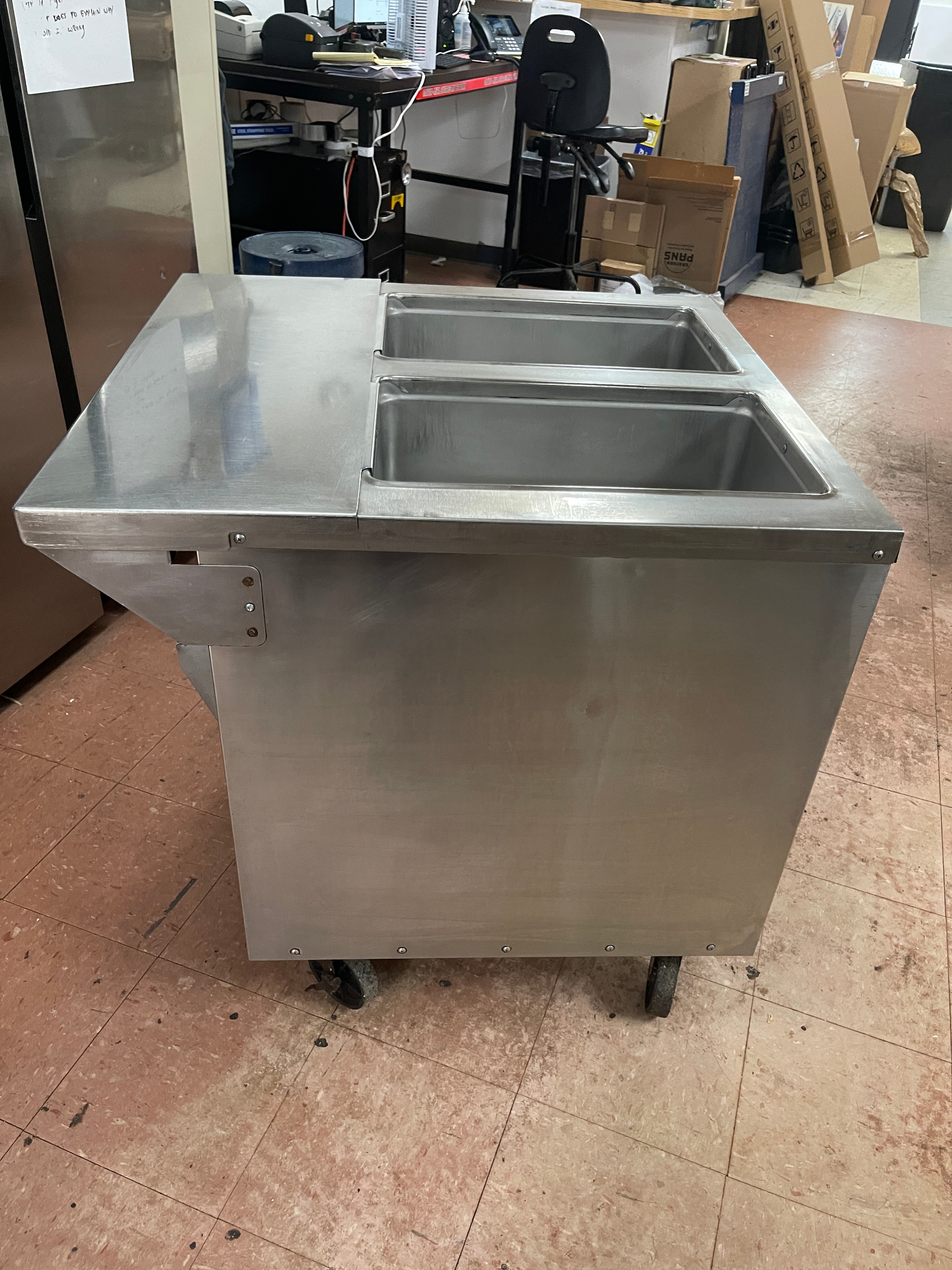 Used 33" Randell 3612M Stainless Steel 2 Open Well Steam Table 208/240V - 2