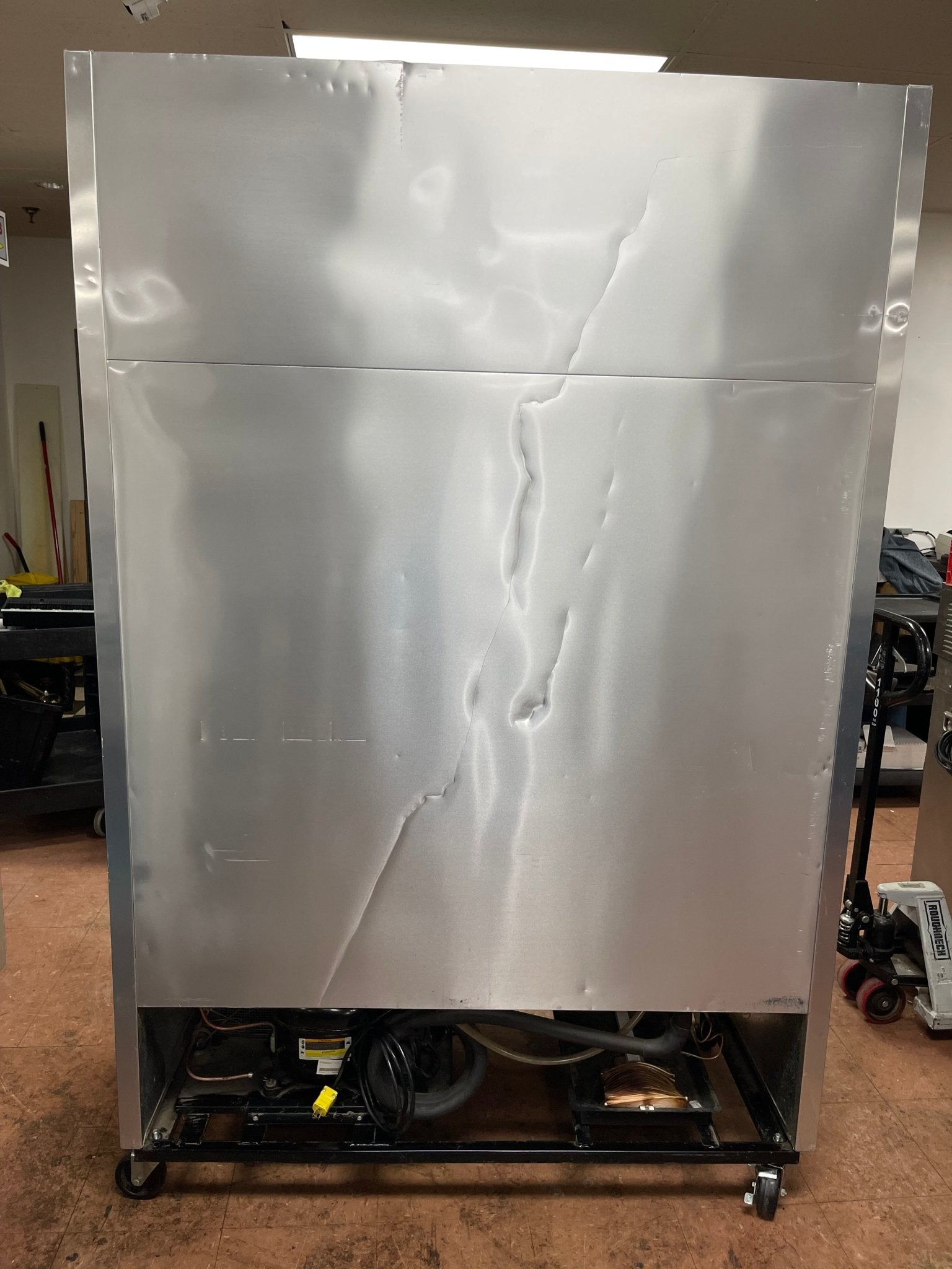 2013 True T - 49F Stainless Reach - in 2 Solid Door Freezer 7660917 - SB - SR - Falcon Restaurant Supply - 6