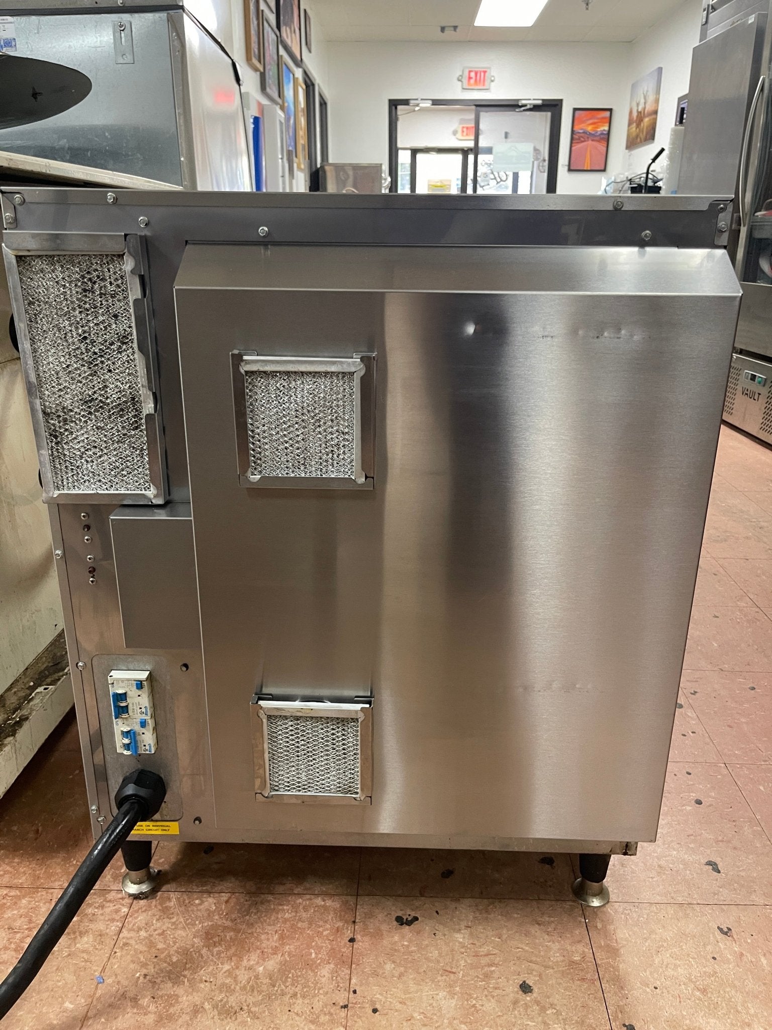 Used Ovention Double MILO2-16 High Speed Impingement/Infrared Oven 208/240v 1ph