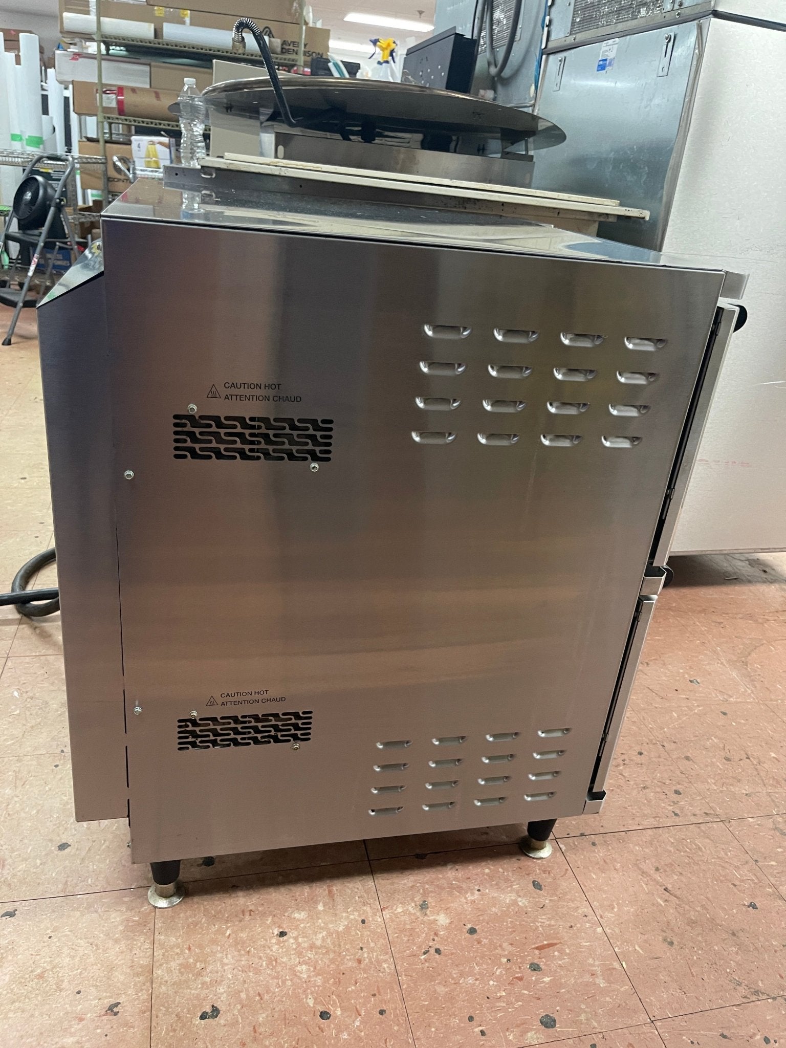 Used Ovention Double MILO2-16 High Speed Impingement/Infrared Oven 208/240v 1ph
