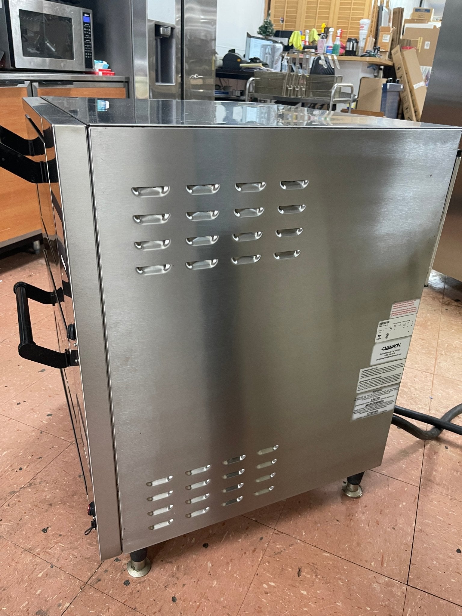 Used Ovention Double MILO2-16 High Speed Impingement/Infrared Oven 208/240v 1ph