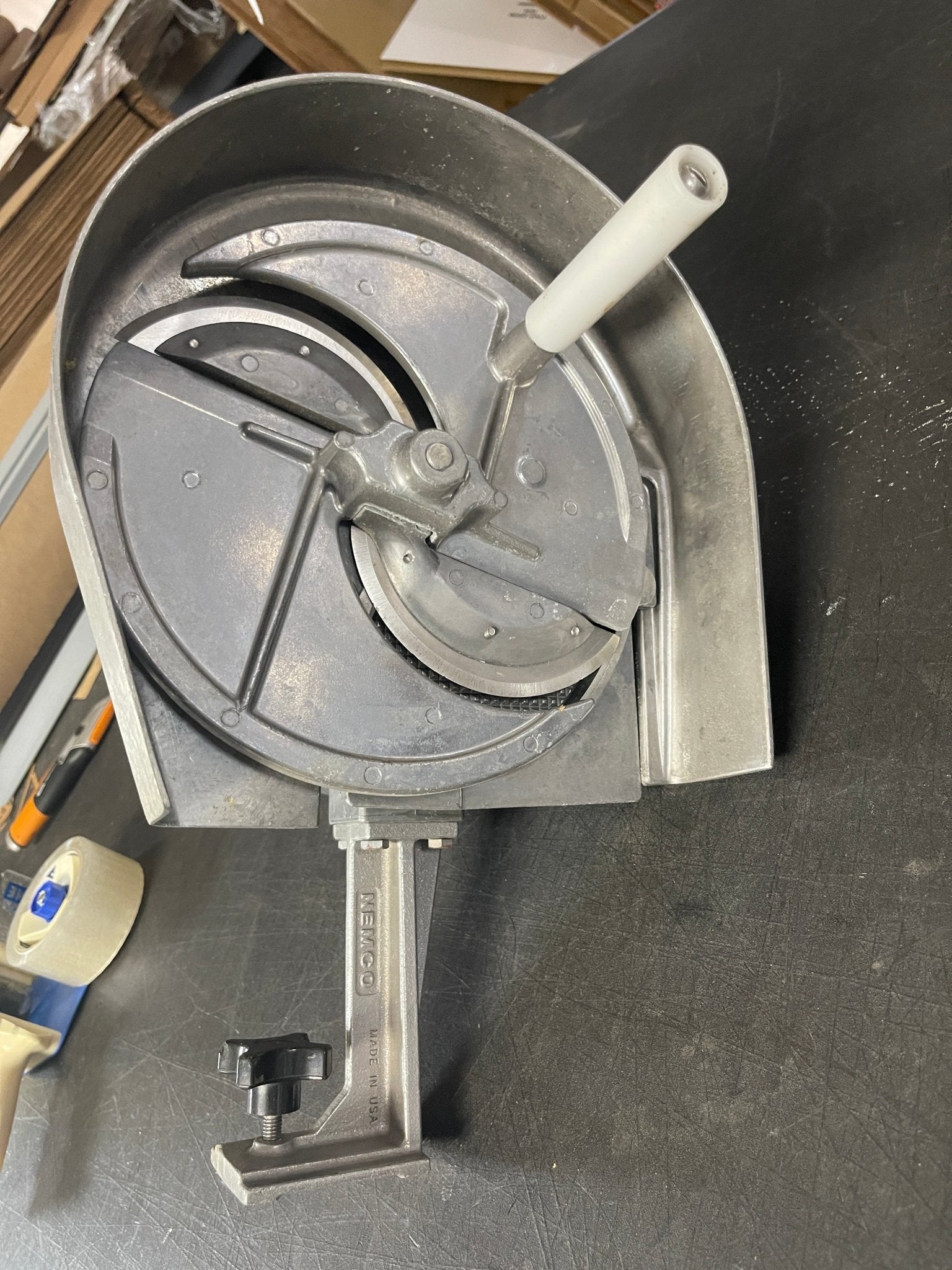 Used Nemco 55200AN Stainless Steel Manual Food Slicer - 2 - Falcon Restaurant Supply - 1