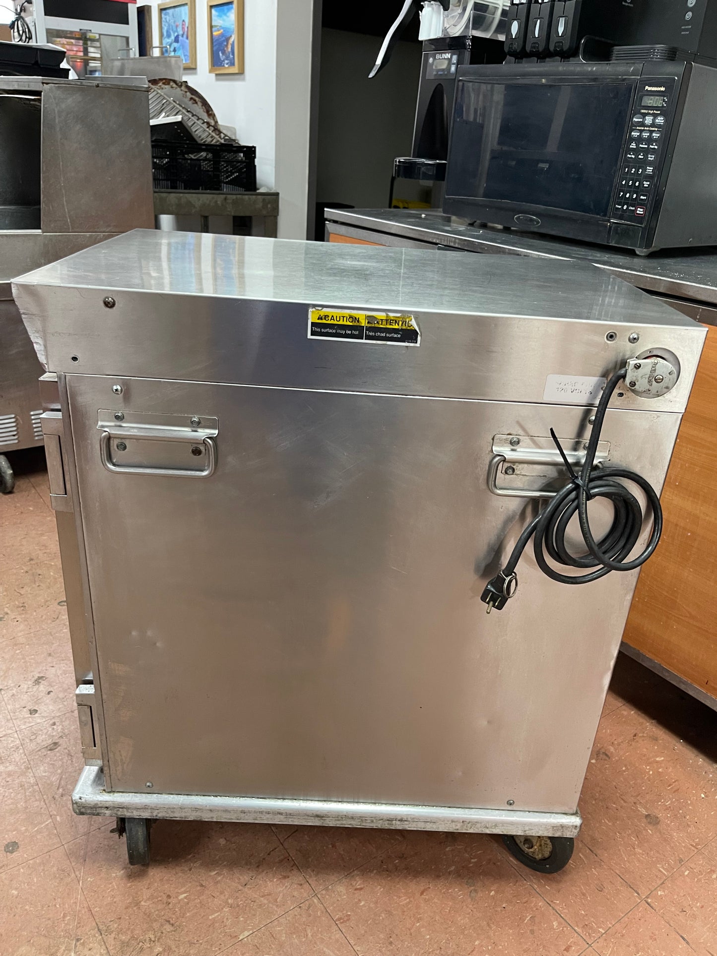 Used Cres Cor H34B128  Half Size Insulated 8 Pan Heated Holding Cabinet Food Warmer 120V