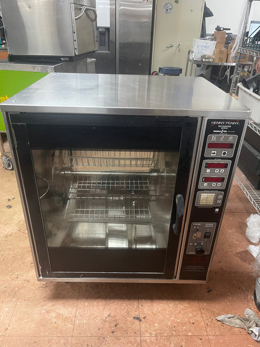 Used Henny Penny SCR-6 Commercial Electric Rotisserie Oven 208V 3Ph