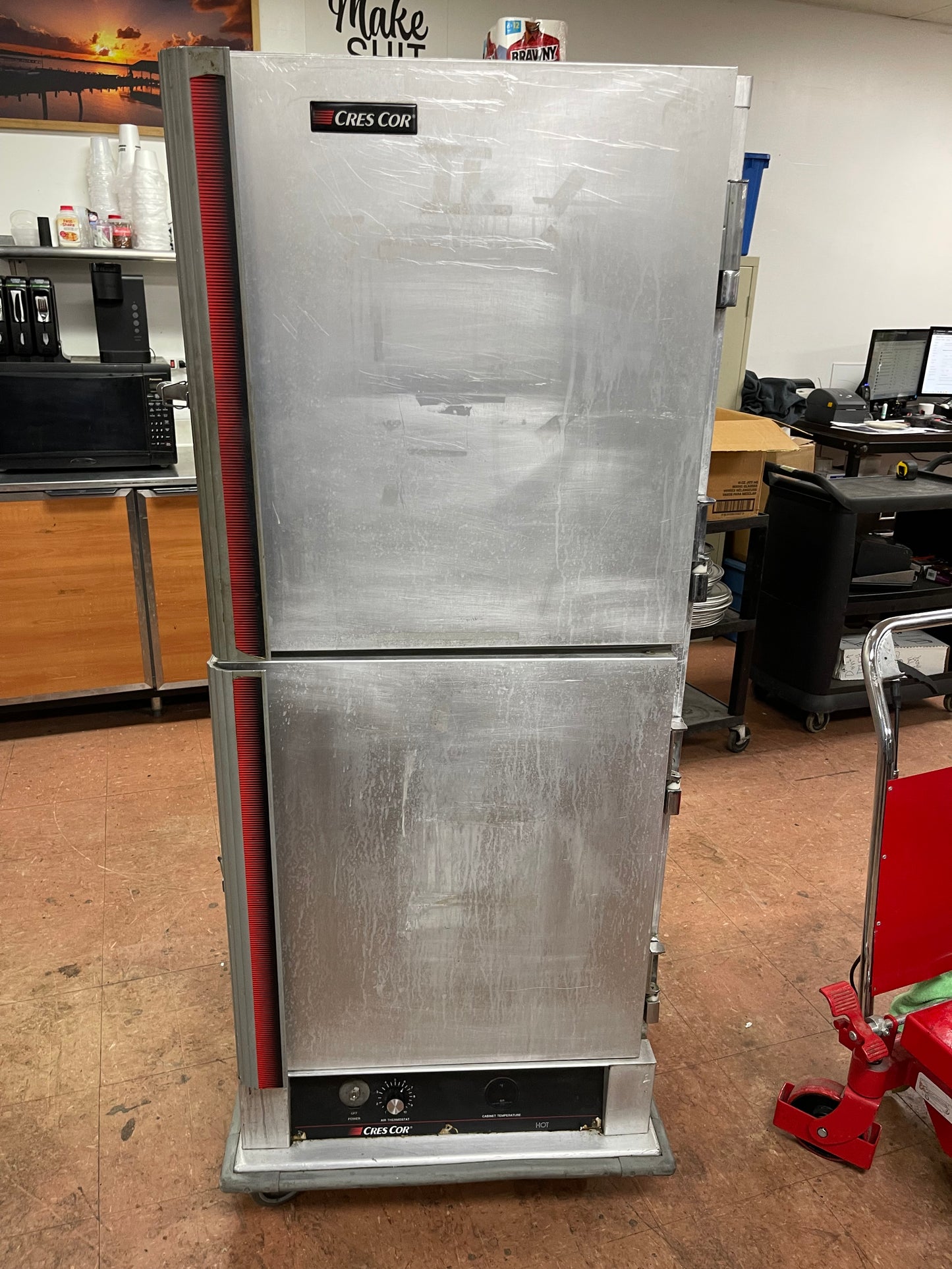 Used Cres Cor Full Height Insulated 32 Pan Heated Holding Cabinet food Warmer 120V