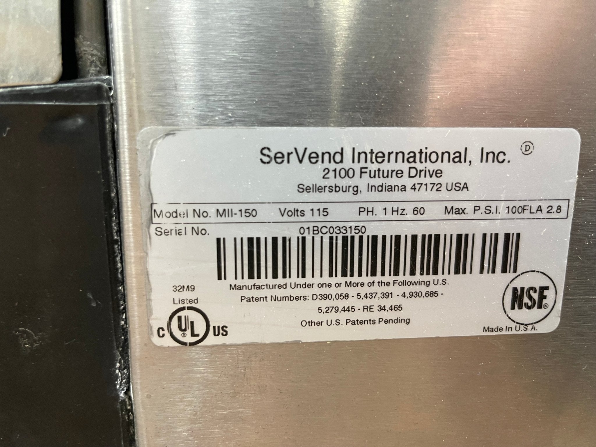 Used Manitowoc MII - 150 Ice Dispensing Bin 150LB Storage With Drink Fountain 120V - JS - Falcon Restaurant Supply - 10