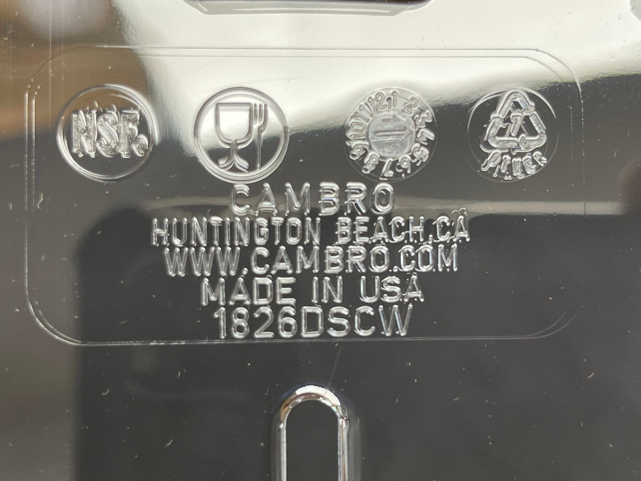 New Cambro 1826DSCW135 Clear Drain Shelf for 18" x 26" Camwear Food Storage Box - Falcon Restaurant Supply - 2