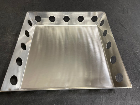 New Square Stainless Steel Bread Tray Serving Platter