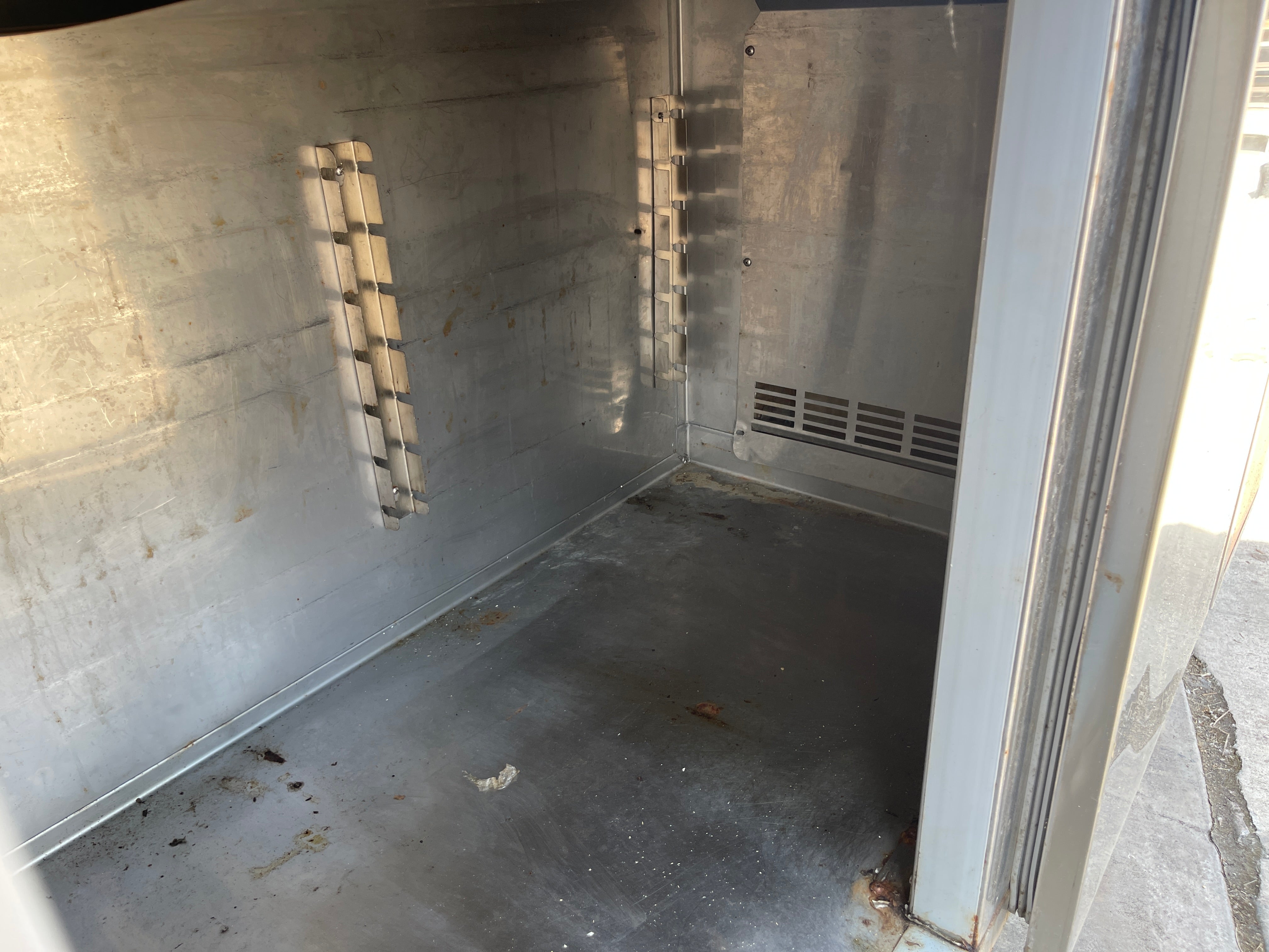 Used 60" Duke RBC-60M Refrigerated Work Top 2 Door Back Counter 120V - SG