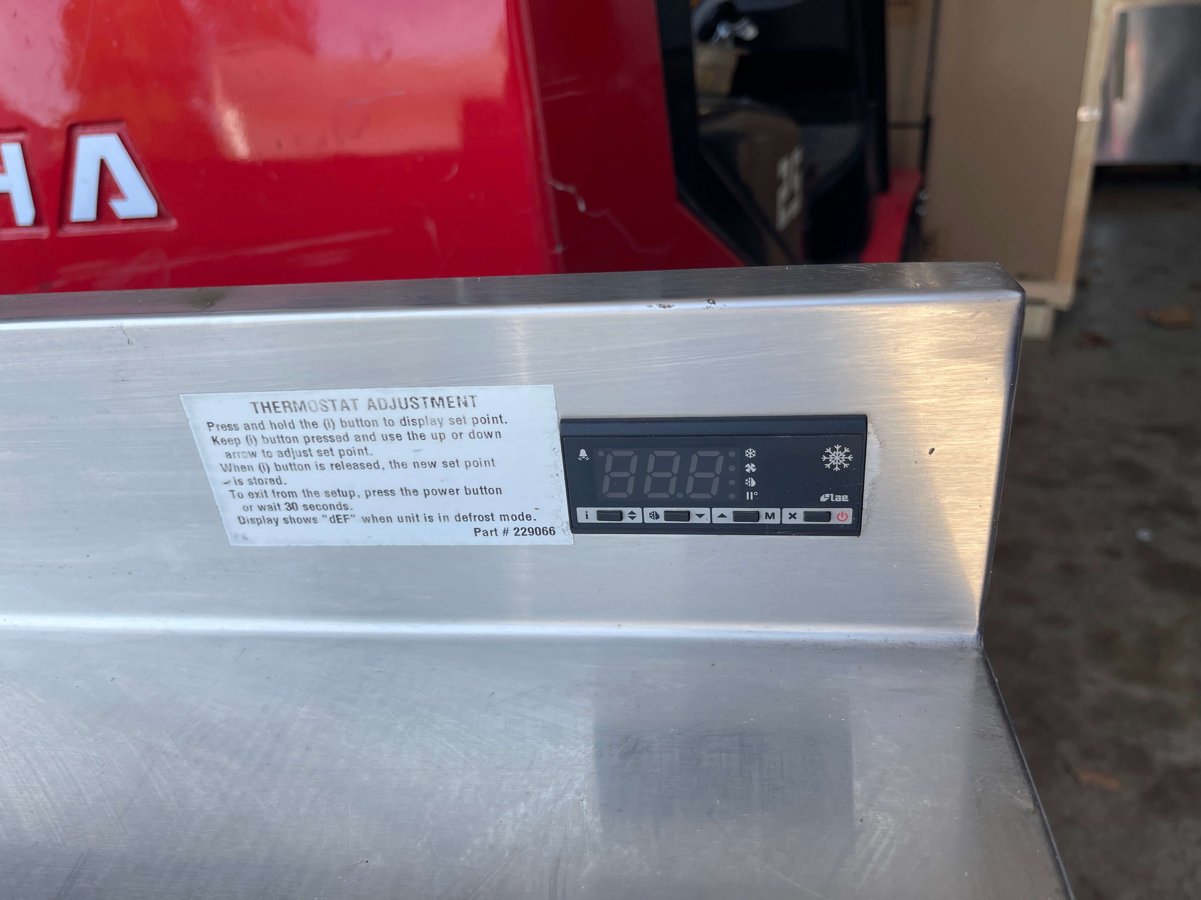 Used 60" Duke RBC-60M Refrigerated Work Top 2 Door Back Counter 120V - SG