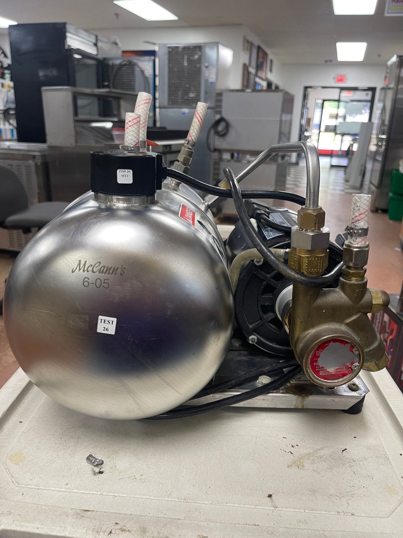 Used McCann's E200397 E - Series Fastflow Drink Carbonator - 115V - Falcon Restaurant Supply - 3