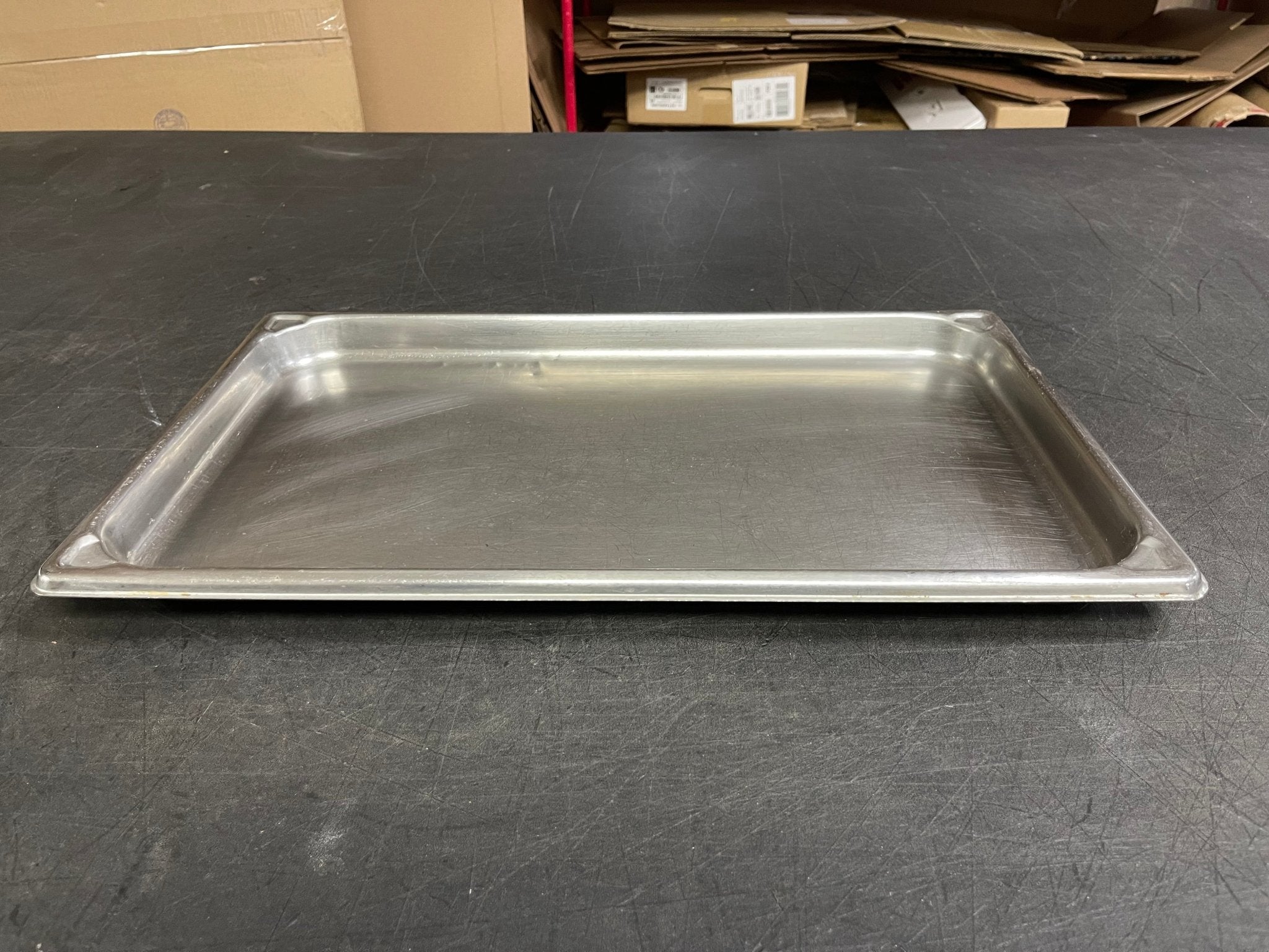 Used Vollrath 30012 Super Pan II Full Size 1 1/4" Stainless Steel Steam Table / Hotel Pan - Falcon Restaurant Supply - 3
