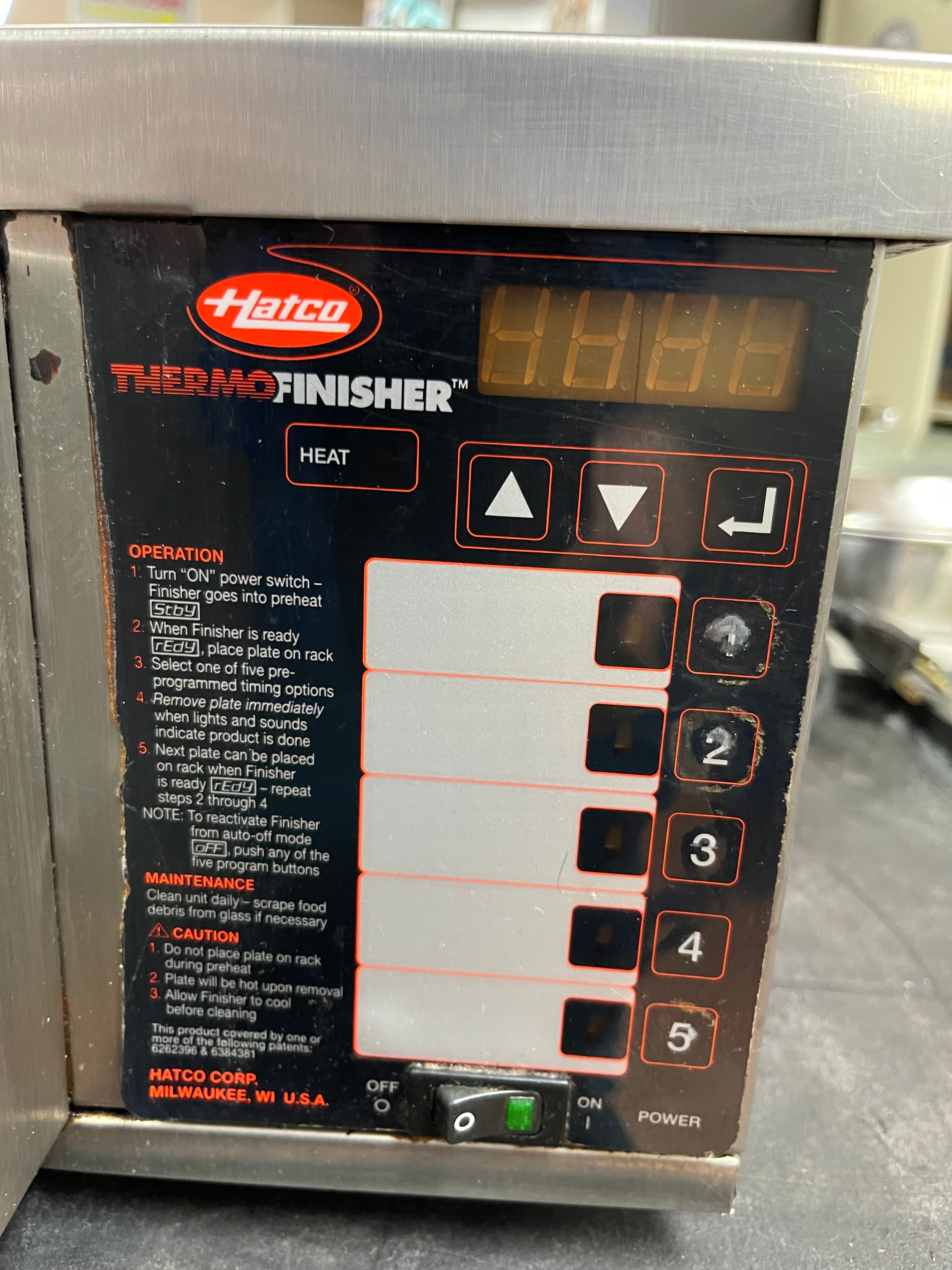 Used Hatco TF-2005 Electric Cheese Melter Toaster Warmer Finisher 240V