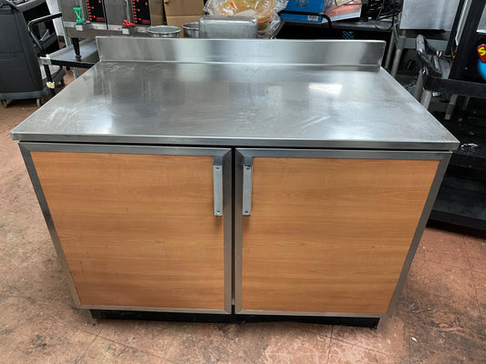 Duke RUF-48 Standard Refrigerated Work Top 2 Door Back Counter 120V