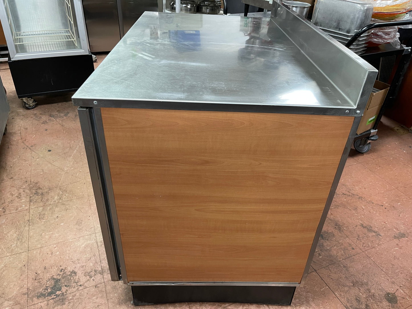 Duke RUF-48 Standard Refrigerated Work Top 2 Door Back Counter 120V