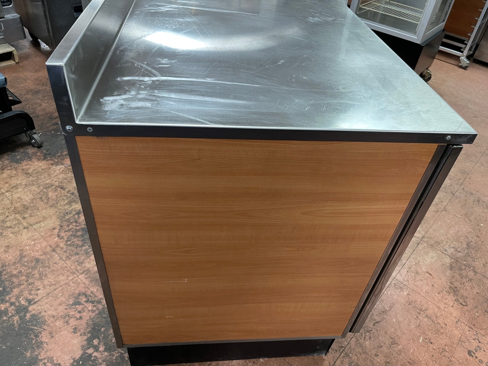 Used Duke RUF - 48 Standard Refrigerated Work Top 2 Door Back Counter 120V - Falcon Restaurant Supply - 9