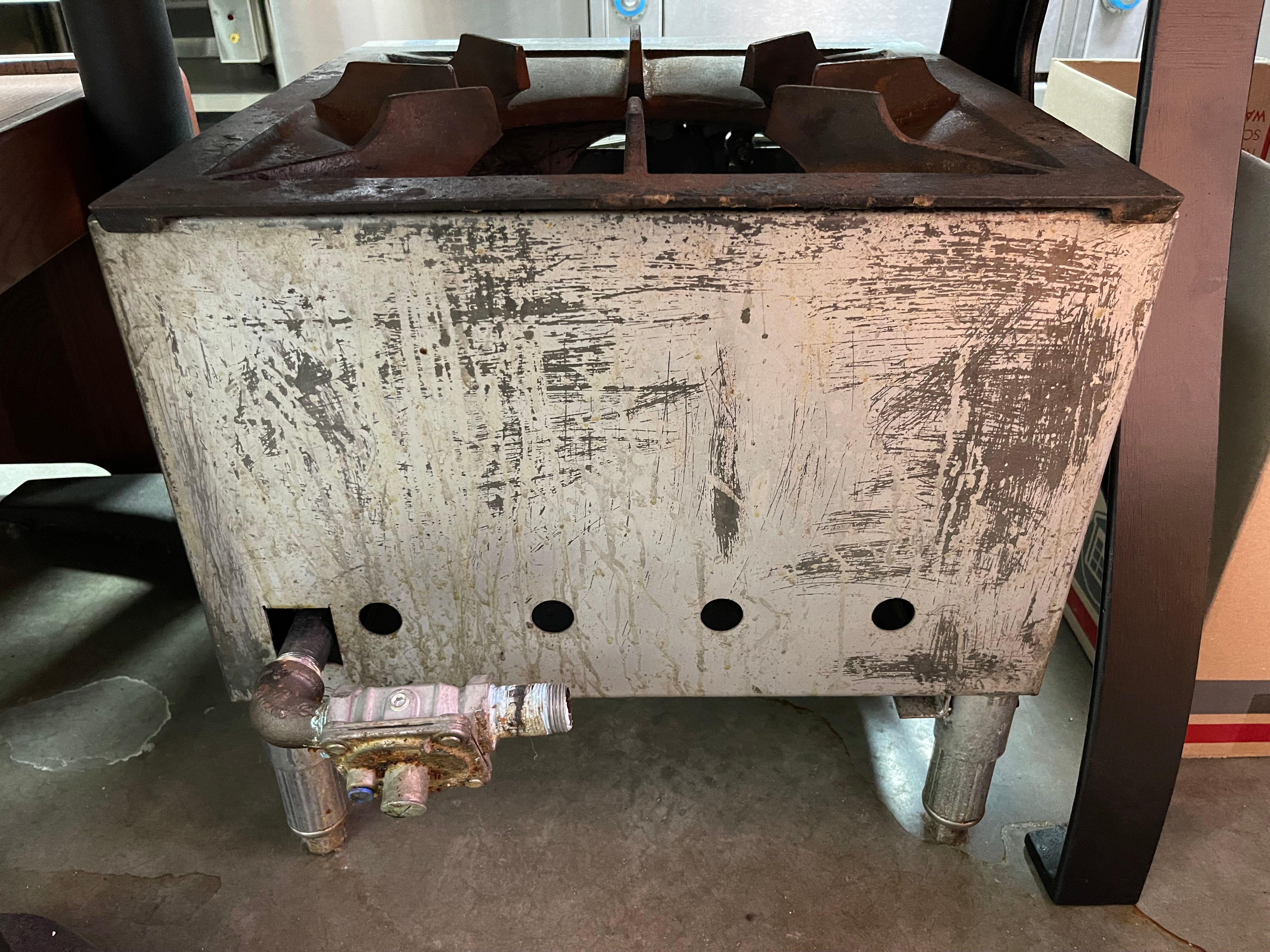 Used Jade Range JSP-182 2 Burner Commercial Stock Pot Range, Natural Gas