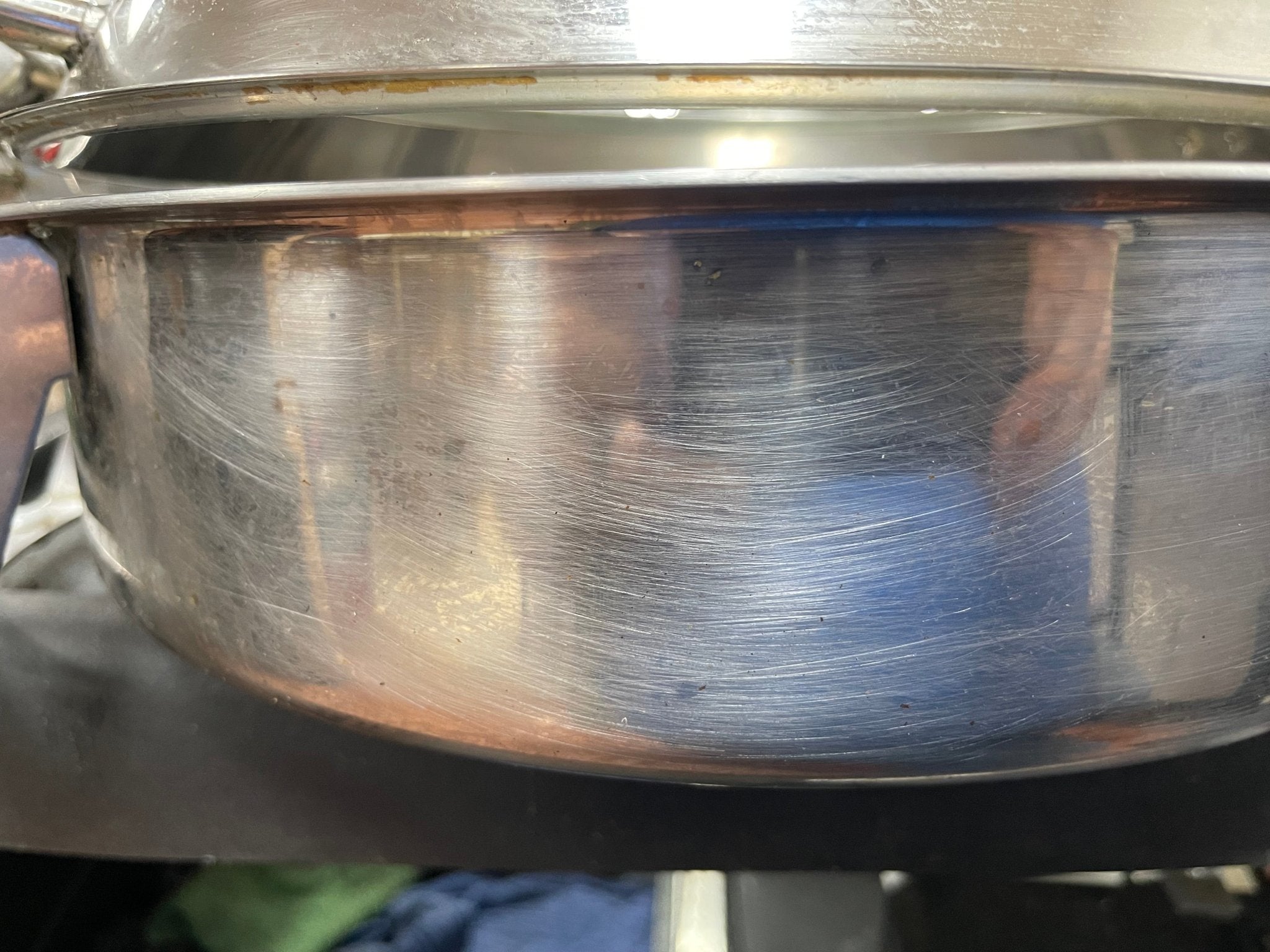 Used Vollrath 46125 6qt Intrigue Glass Top Stainless Steel Round Induction Chafer Pan - Falcon Restaurant Supply - 9