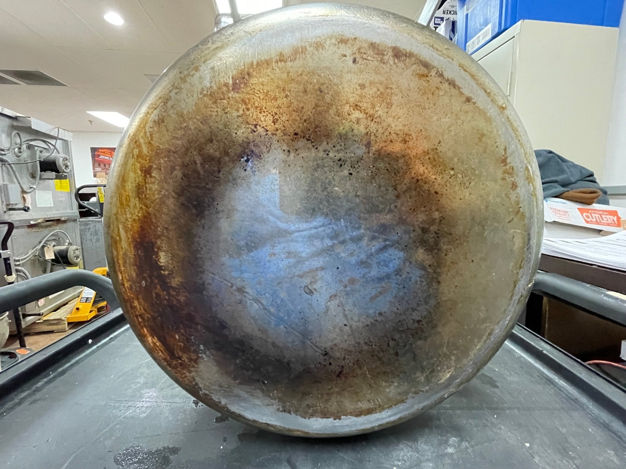 Used Vollrath 46125 6qt Intrigue Glass Top Stainless Steel Round Induction Chafer Pan - Falcon Restaurant Supply - 7