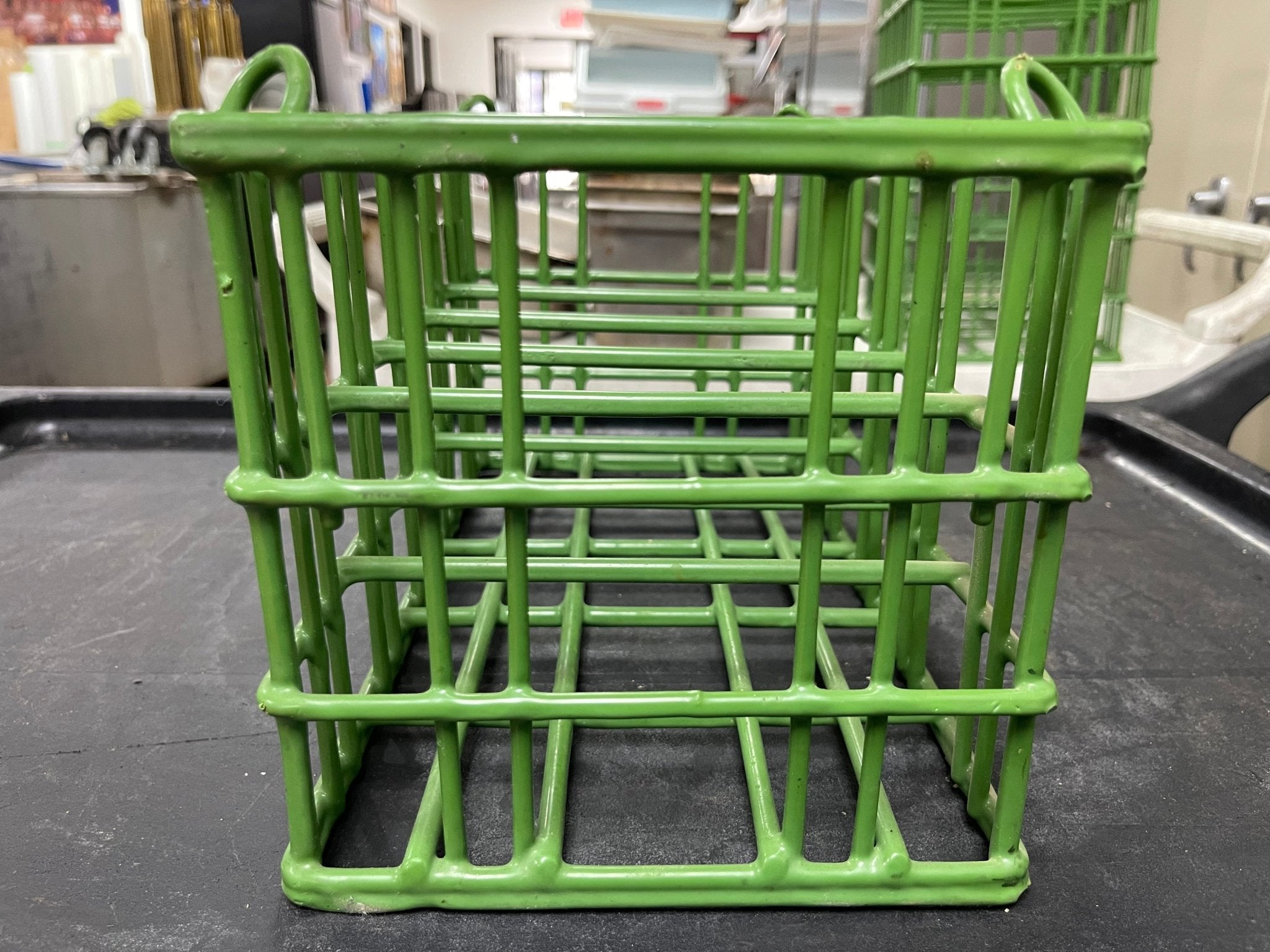 Used Sani Stack Coated wire Plate Washing Basket Crate R20 - Falcon Restaurant Supply - 4