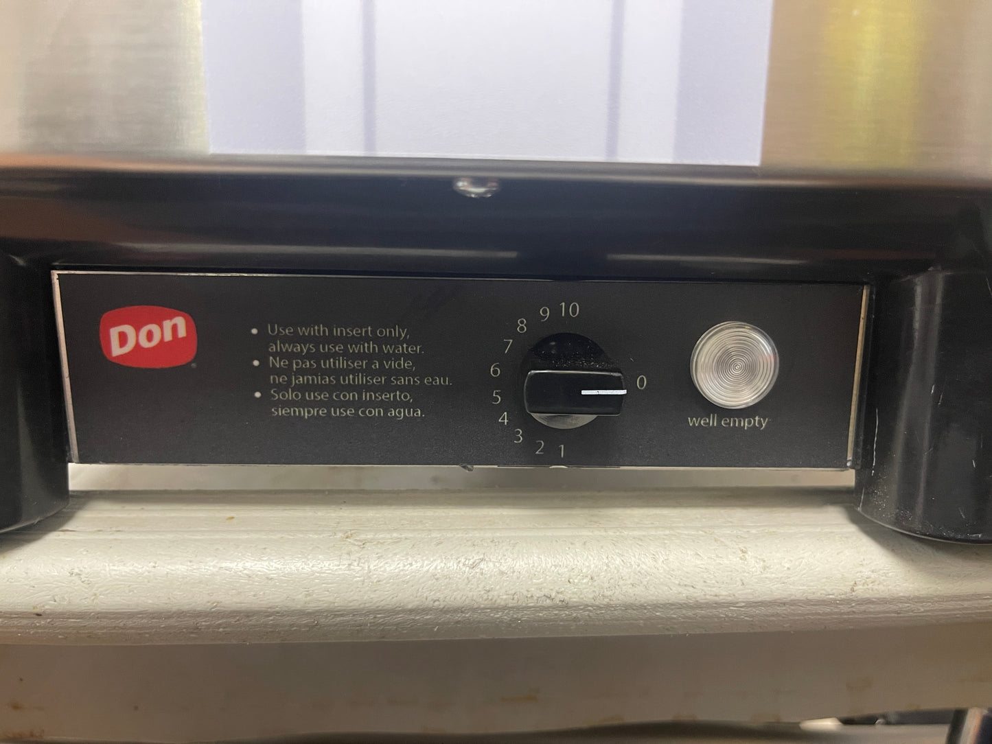 Used Vollrath 1001 Countertop Stainless Full Size Food Warmer 120V, 700W - WO1