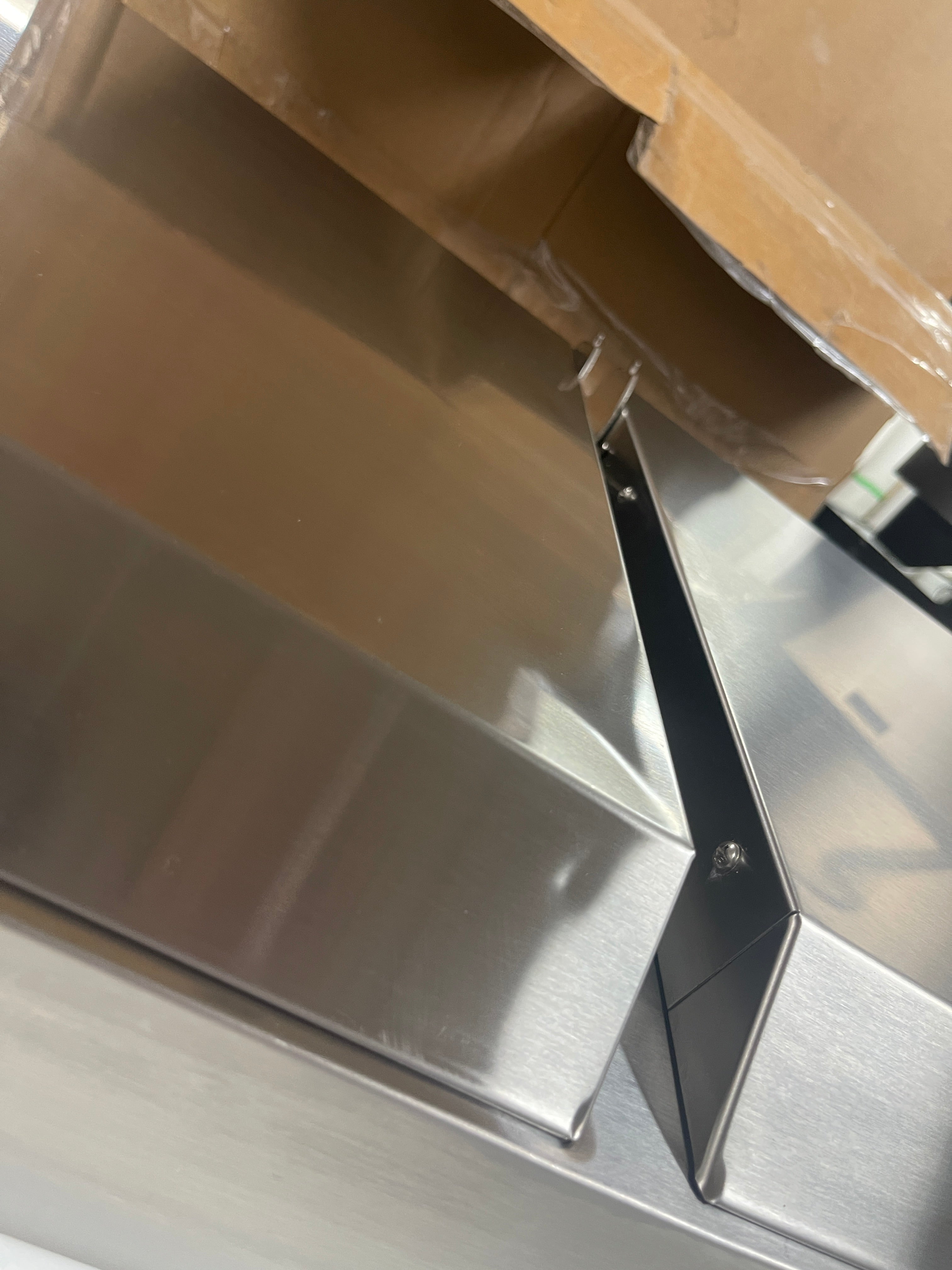 Used 67" Turbo Air TPR-67SD-D2-N Pizza Prep Table with 1 Door and 2 Drawers 115V - WO1