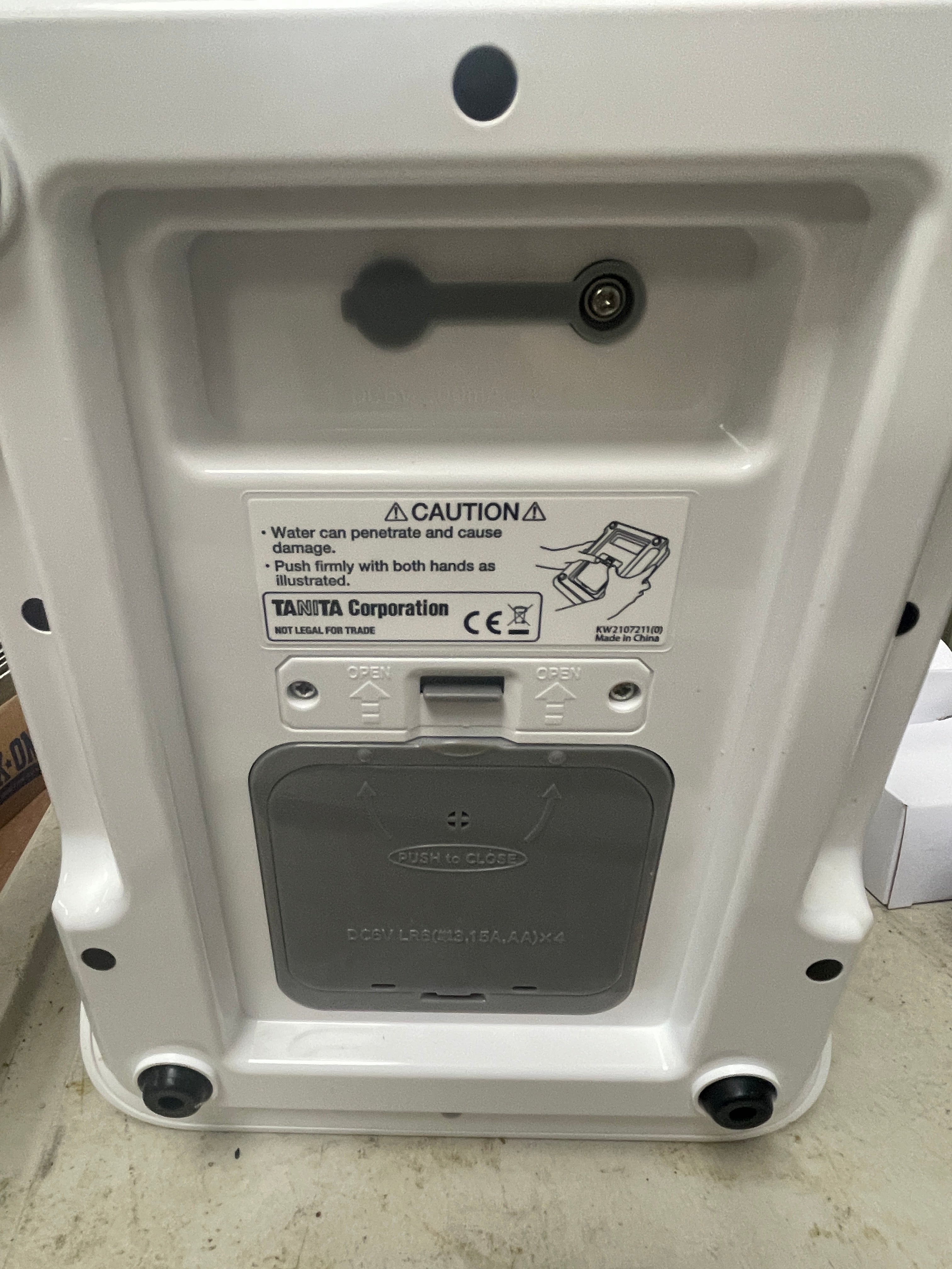 Used Tanita KW-210 Digital 22lb Kitchen Scale with A/C Adapter - WO1