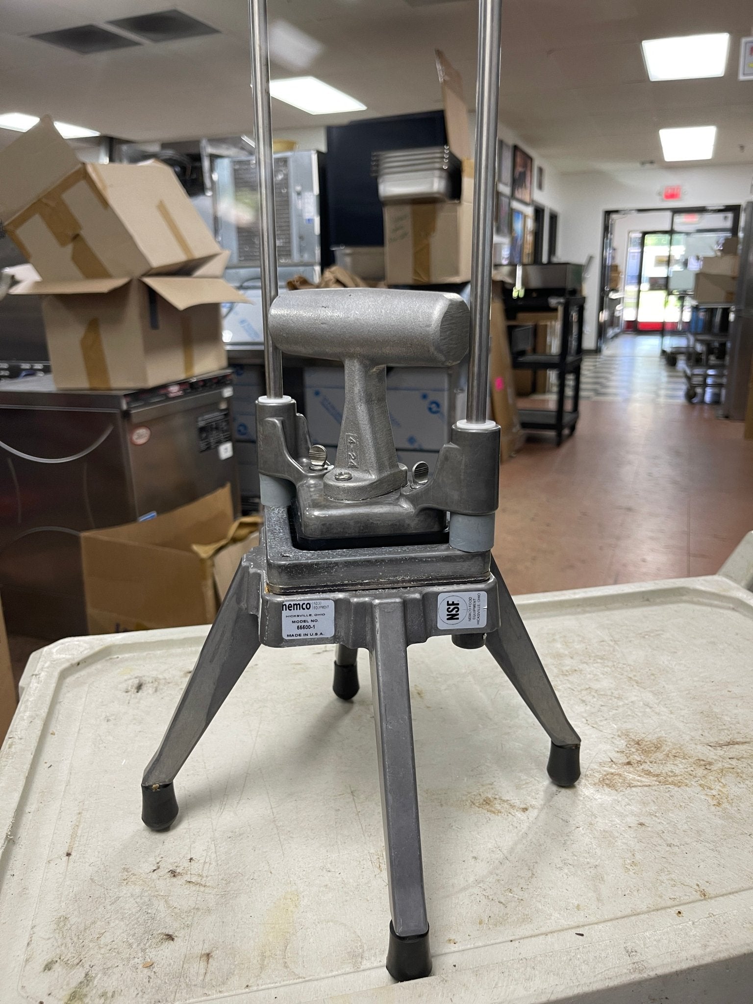 Used Nemco 55500 - 1 Easy Chopper Vegetable 1/4" Dicer - WO1 - Falcon Restaurant Supply - 1