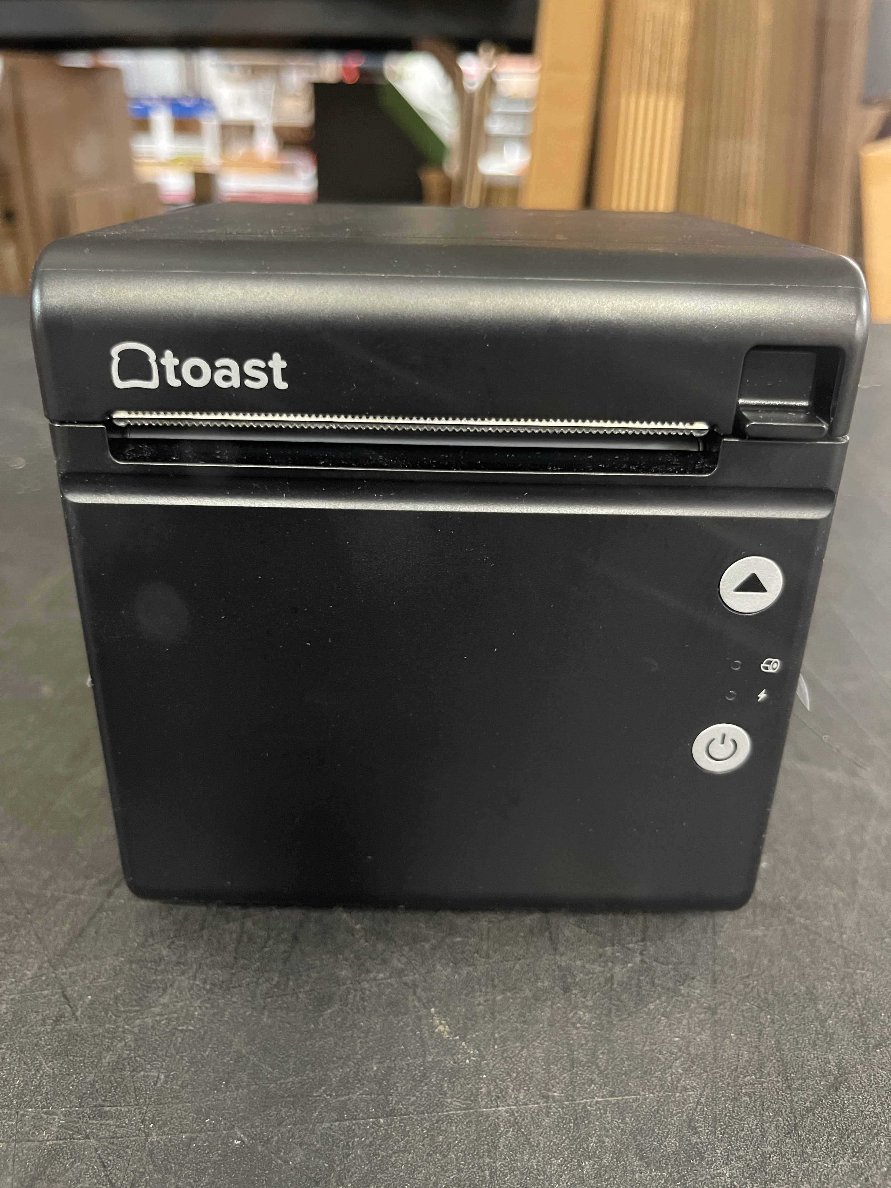 Used Toast TP200 Black Thermal POS Receipt Printer - WO1