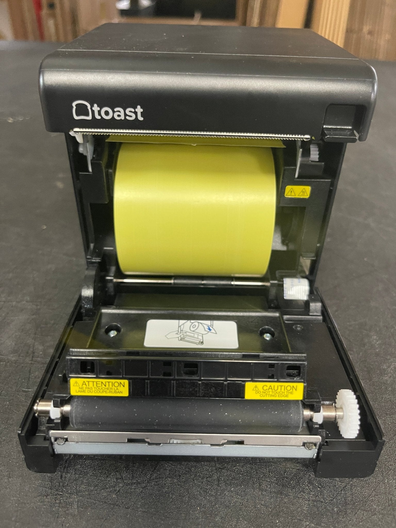 Used Toast TP200 Black Thermal POS Receipt Printer - WO1 - Falcon Restaurant Supply - 8