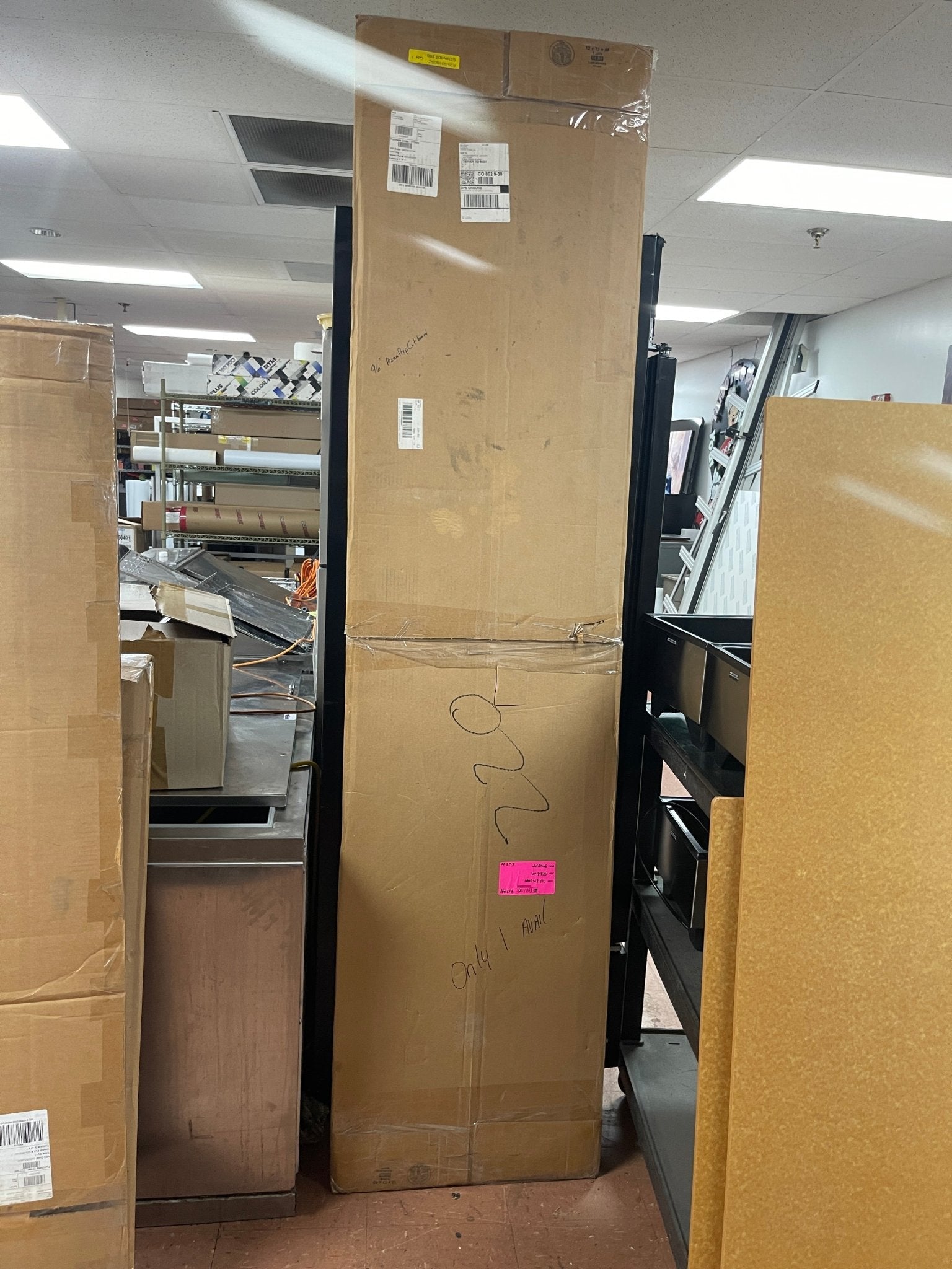 New 96"X 19" TriMark Custom Richlite Pizza Prep Cutting Board - Wo1 - Falcon Restaurant Supply - 3