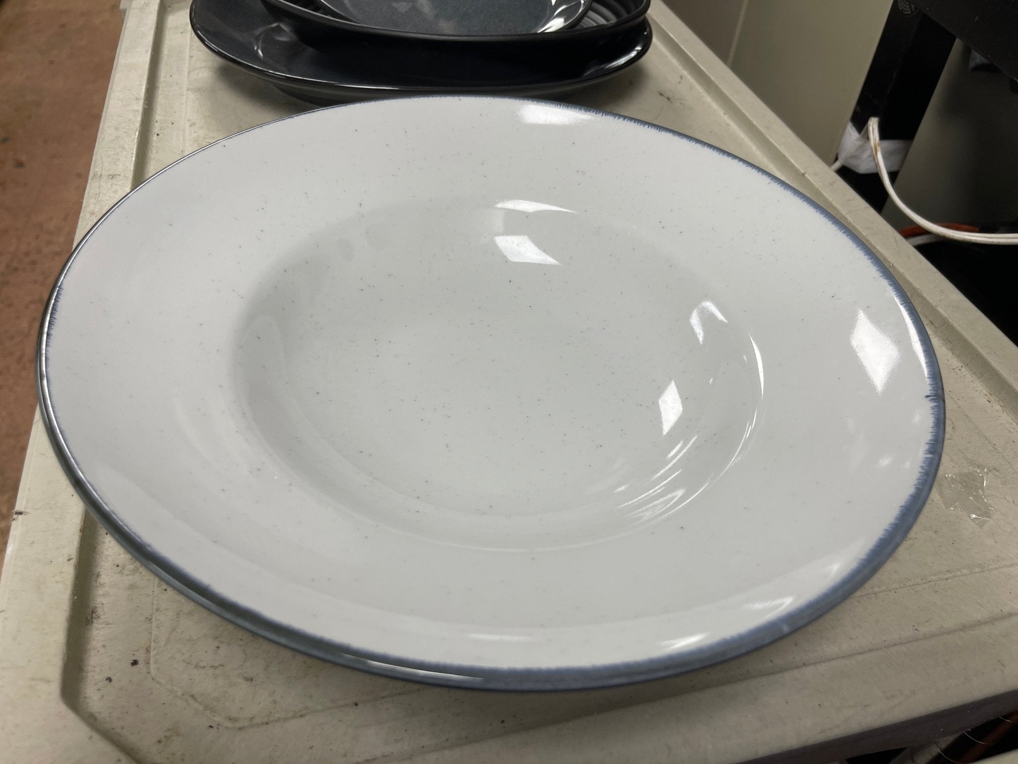 Used 12"Tuxton 21 Ceramic Serving Bowl - WO1 - Falcon Restaurant Supply - 1