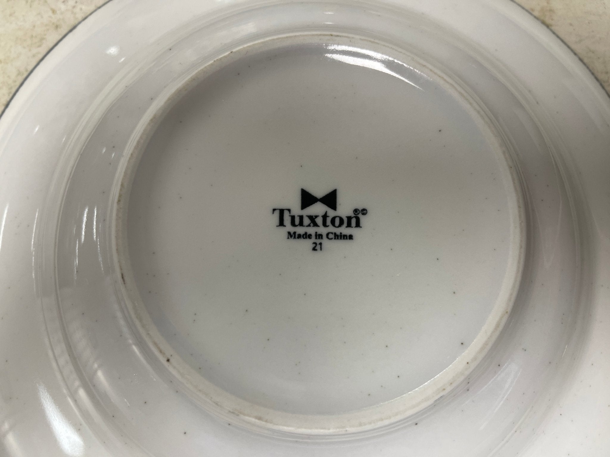 Used 12"Tuxton 21 Ceramic Serving Bowl - WO1 - Falcon Restaurant Supply - 3
