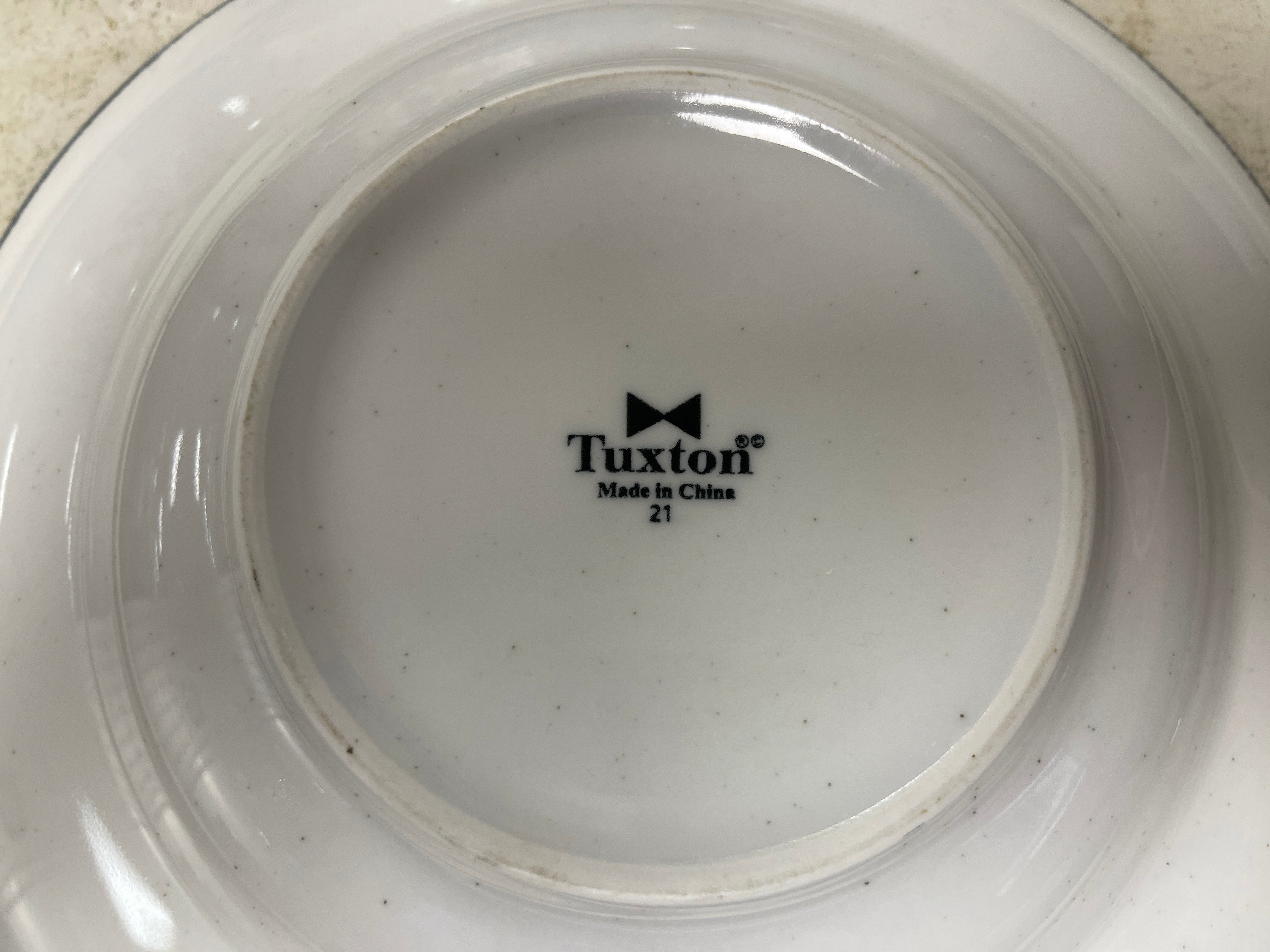Used 12"Tuxton 21 Ceramic Serving Bowl - WO1