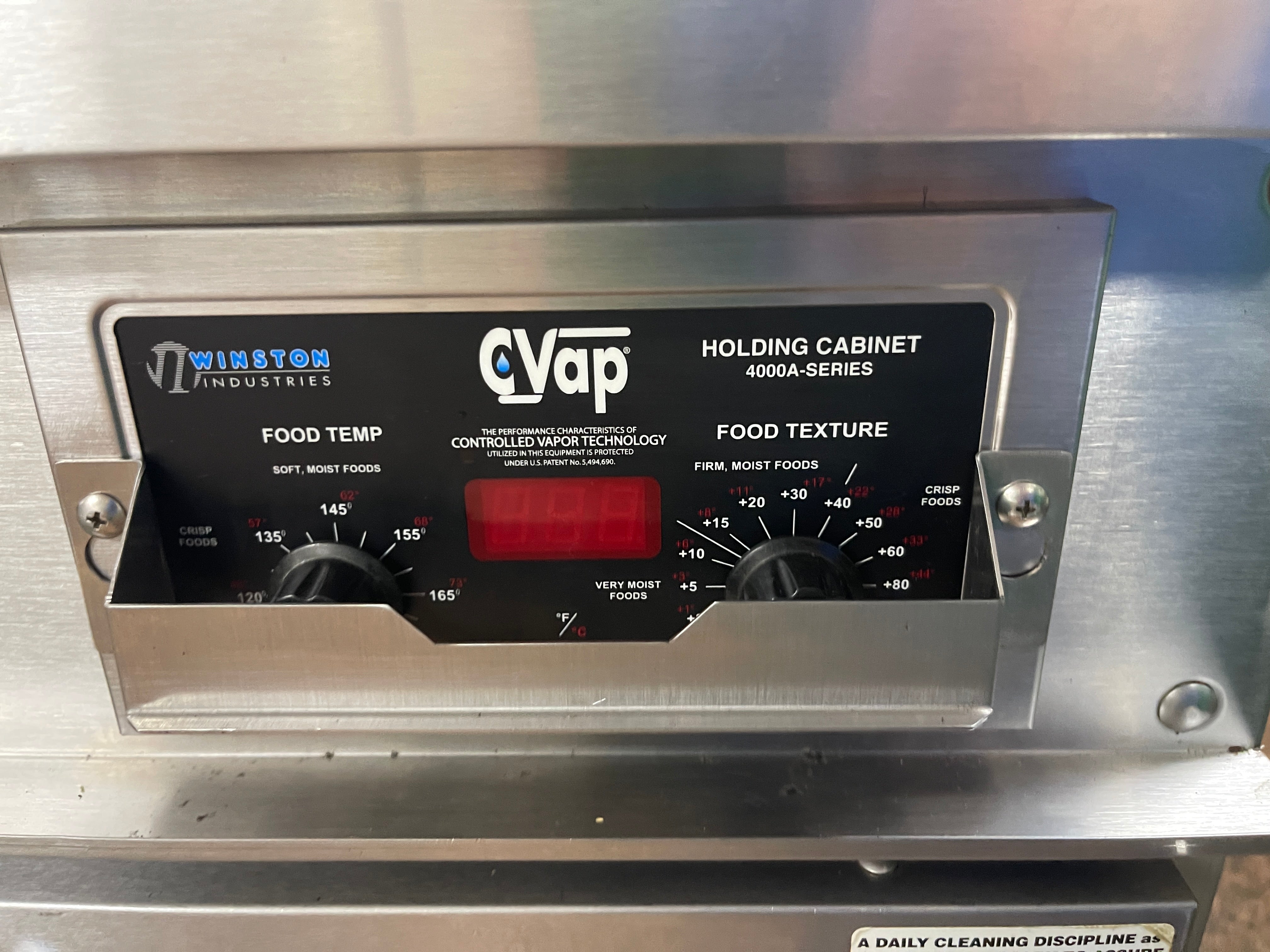 Used Winston HA4003GE CVap Half Size Humidified Heated Holding Cabinet 120V