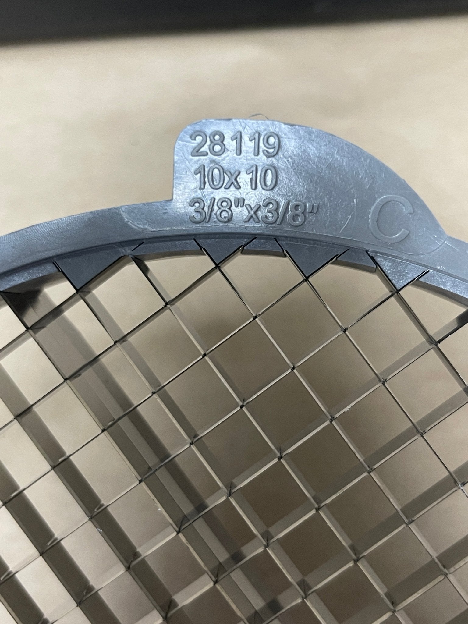 Used Robot Coupe 28119 3/8" Dicing Grid - WO1 - Falcon Restaurant Supply - 4