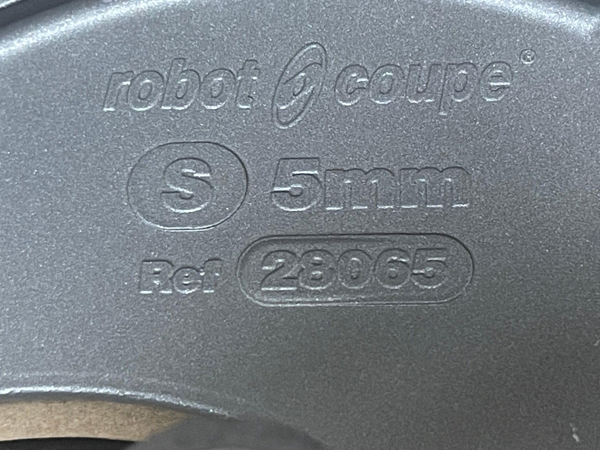 Used Robot Coupe 28065W 3/16" Slicing Disc - WO1 - Falcon Restaurant Supply - 5