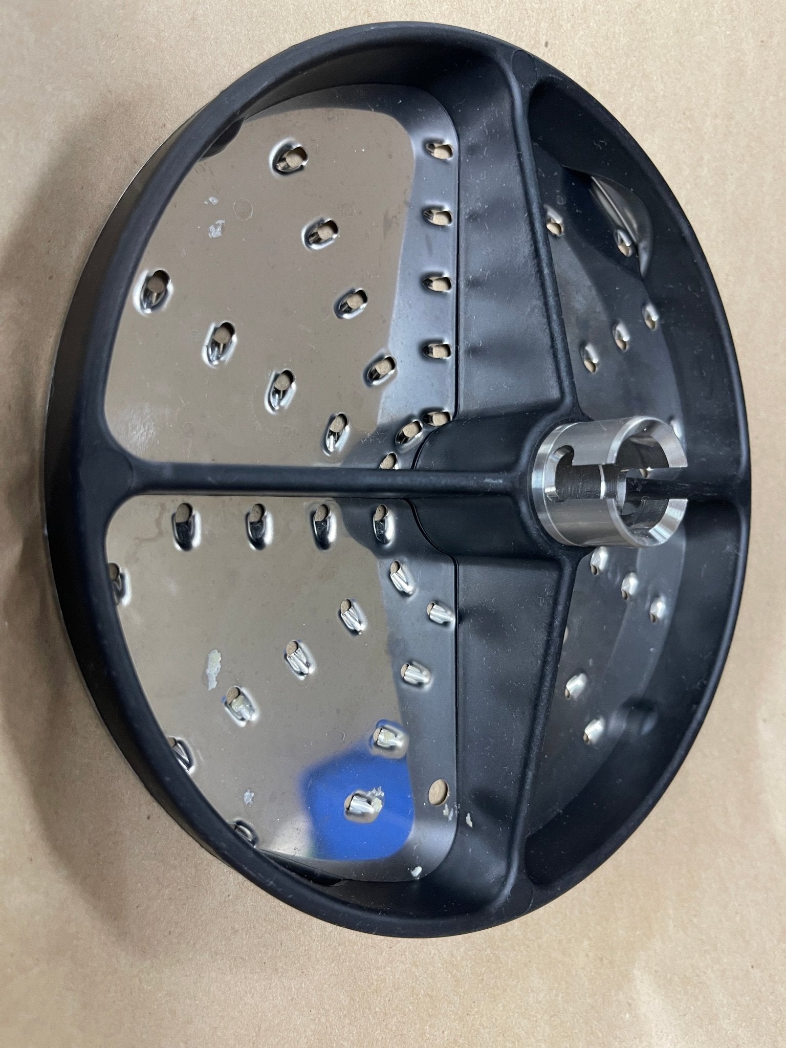 Used Robot Coupe 28058 1/8" Grating / Shredding Disc - WO1 - Falcon Restaurant Supply - 3